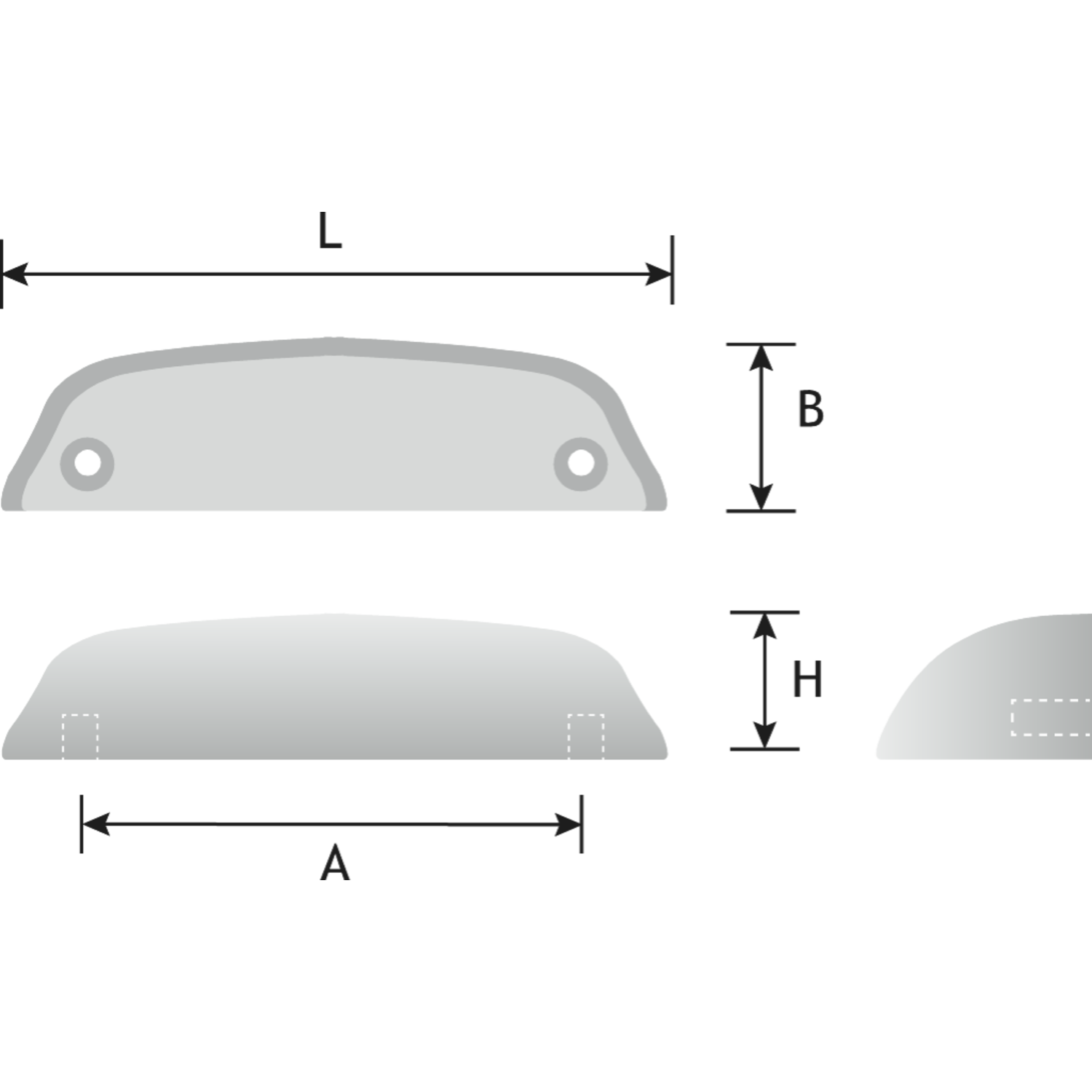 Schelpgreep toronto ba 96mm mat ijzerkleur