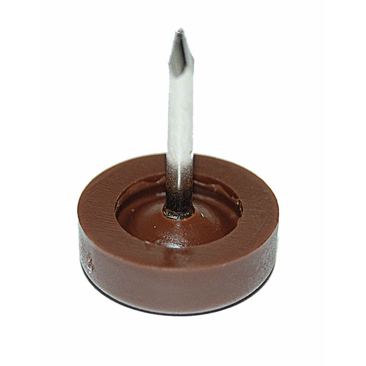 Pootglijders 64/15mm bruin