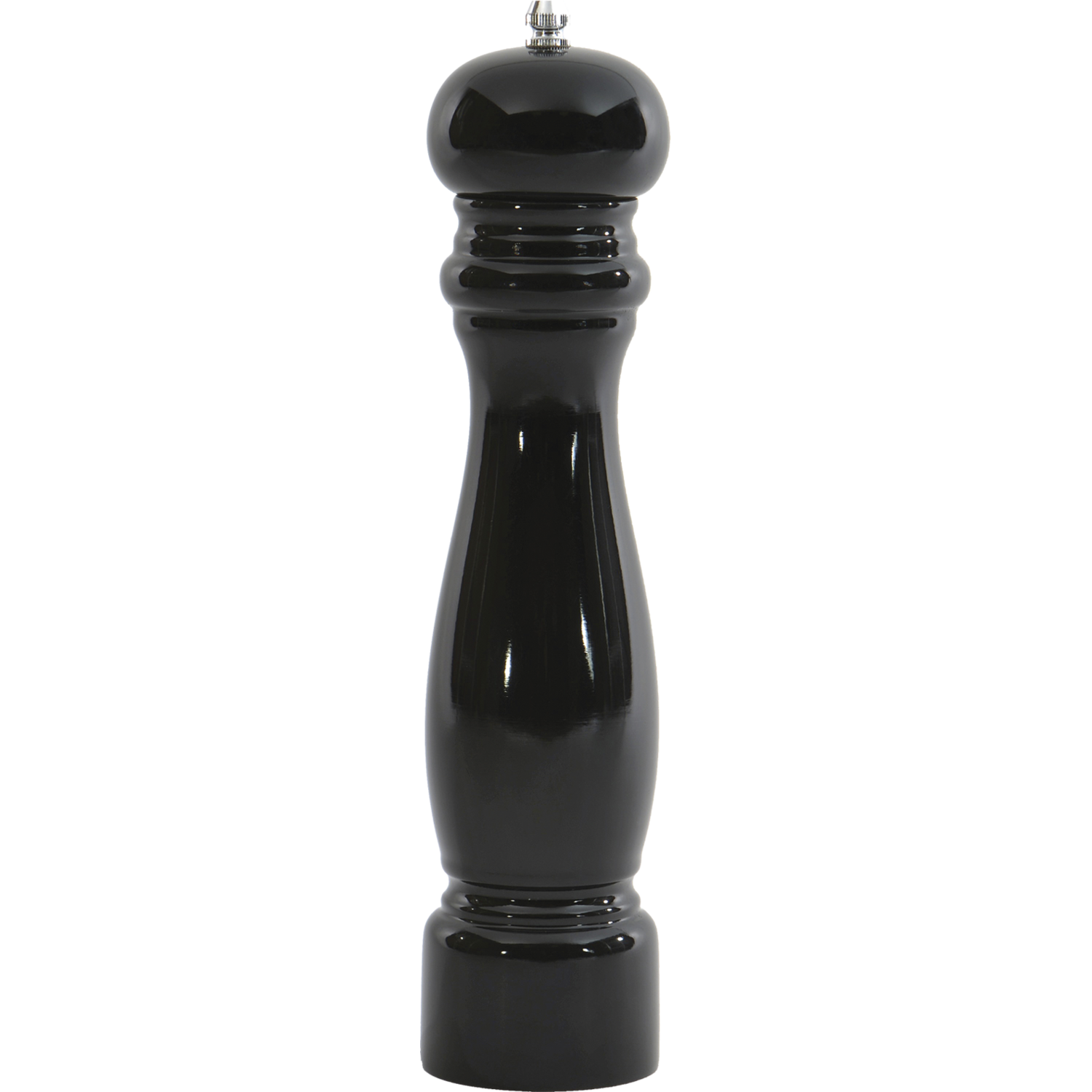 Essentials pepermolen hout zwart 6x26,5cm