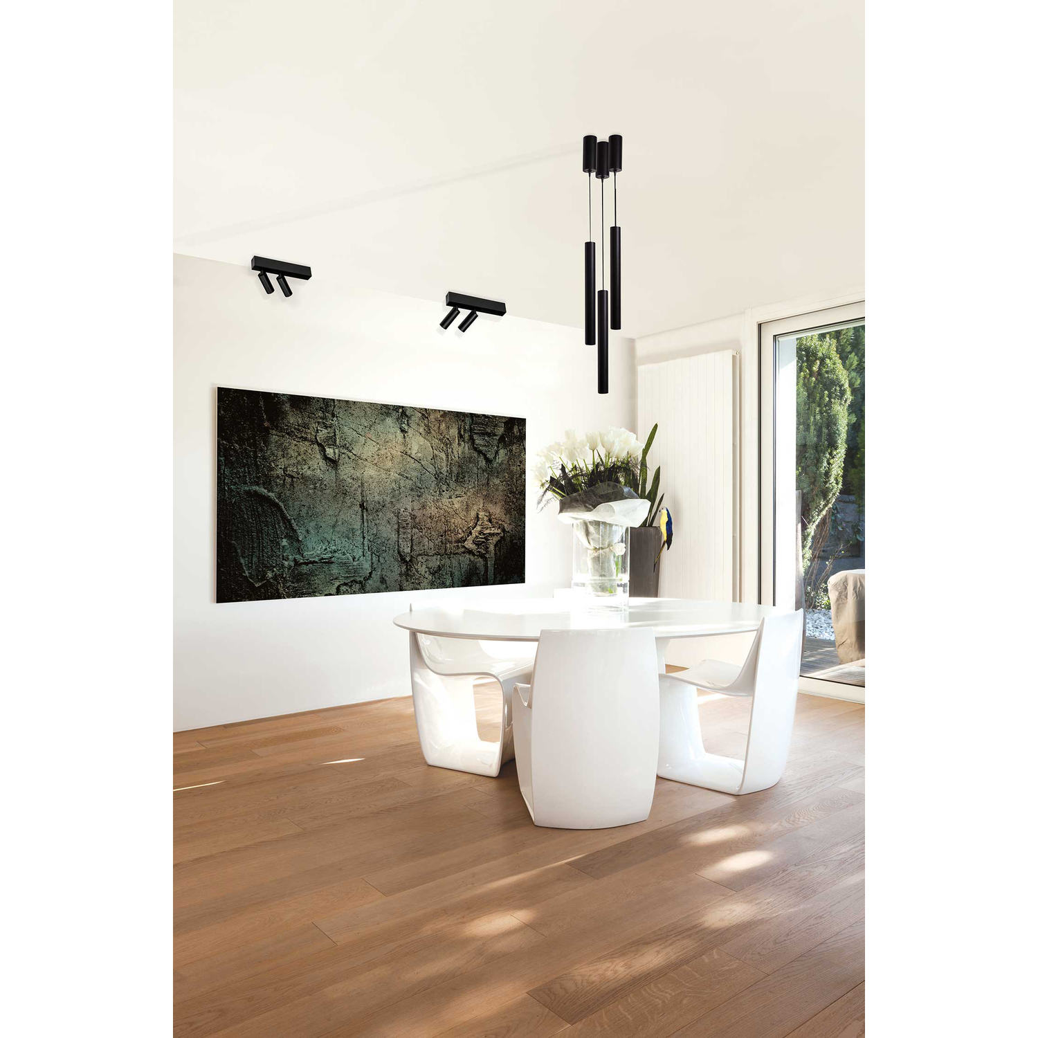 Linea pendel led zwart 7W 230V 3000K 550lm