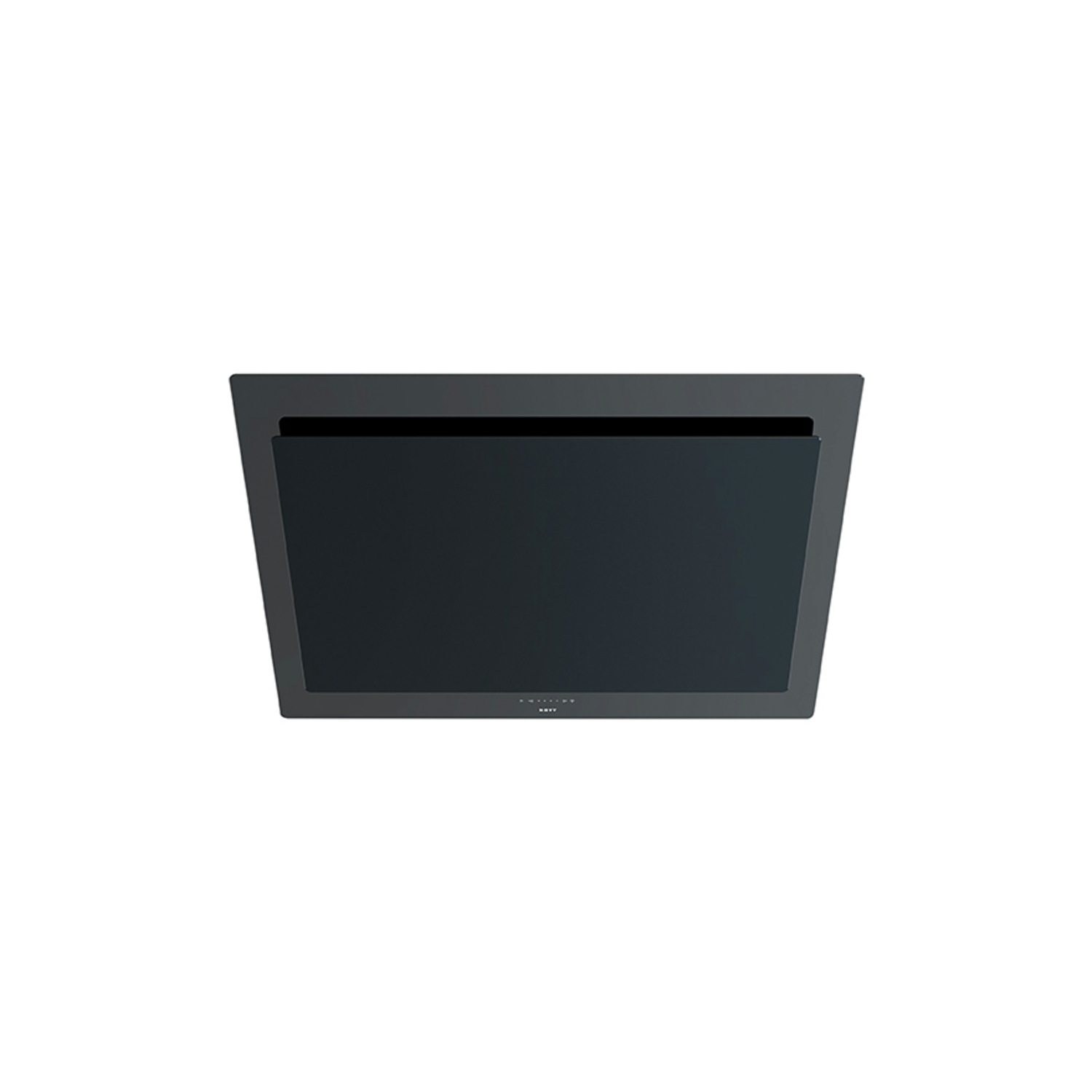 Novy Vision 90 cm zwart glas wanddampkap recircul