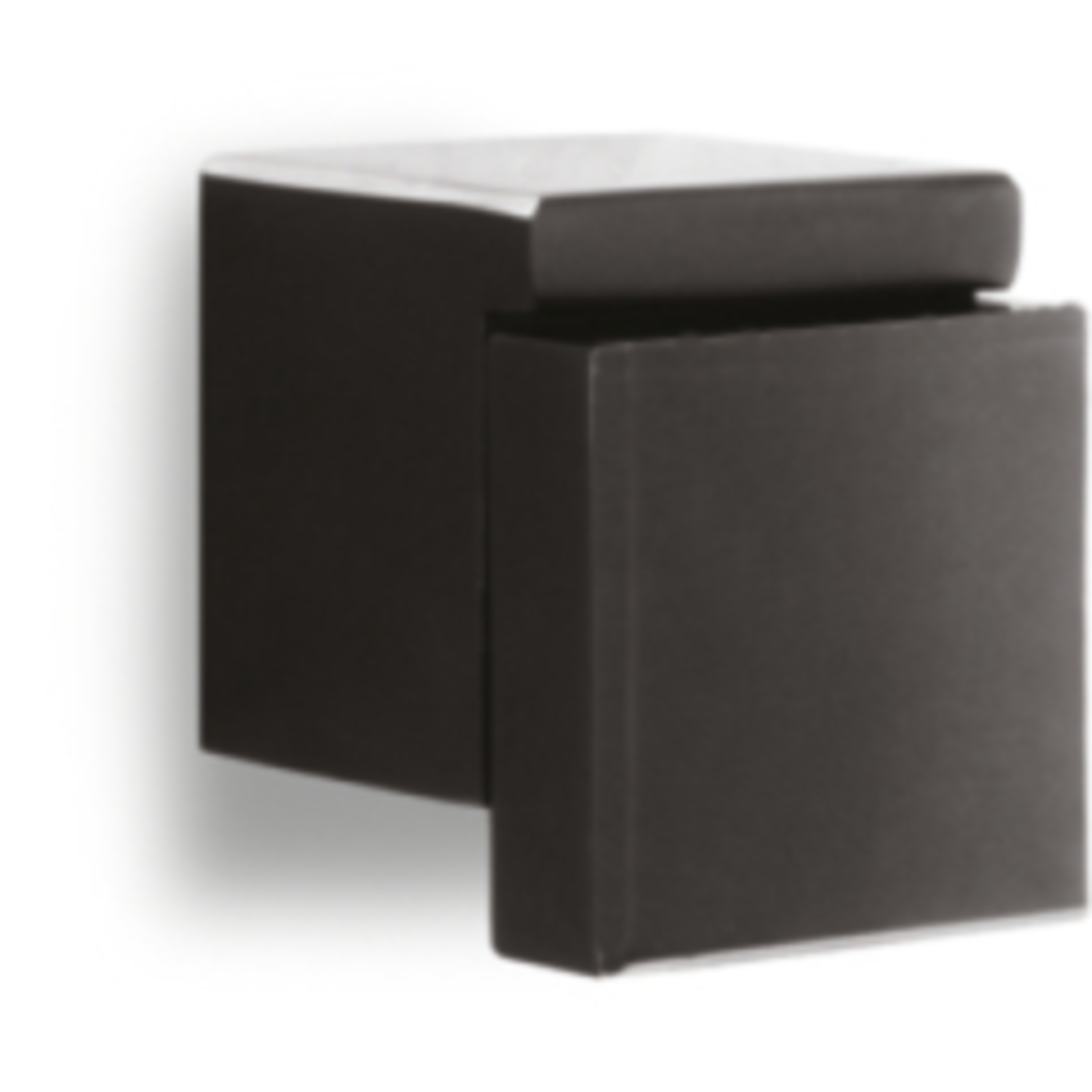 Top electum 102 alu zwart mat 25x28x33mm