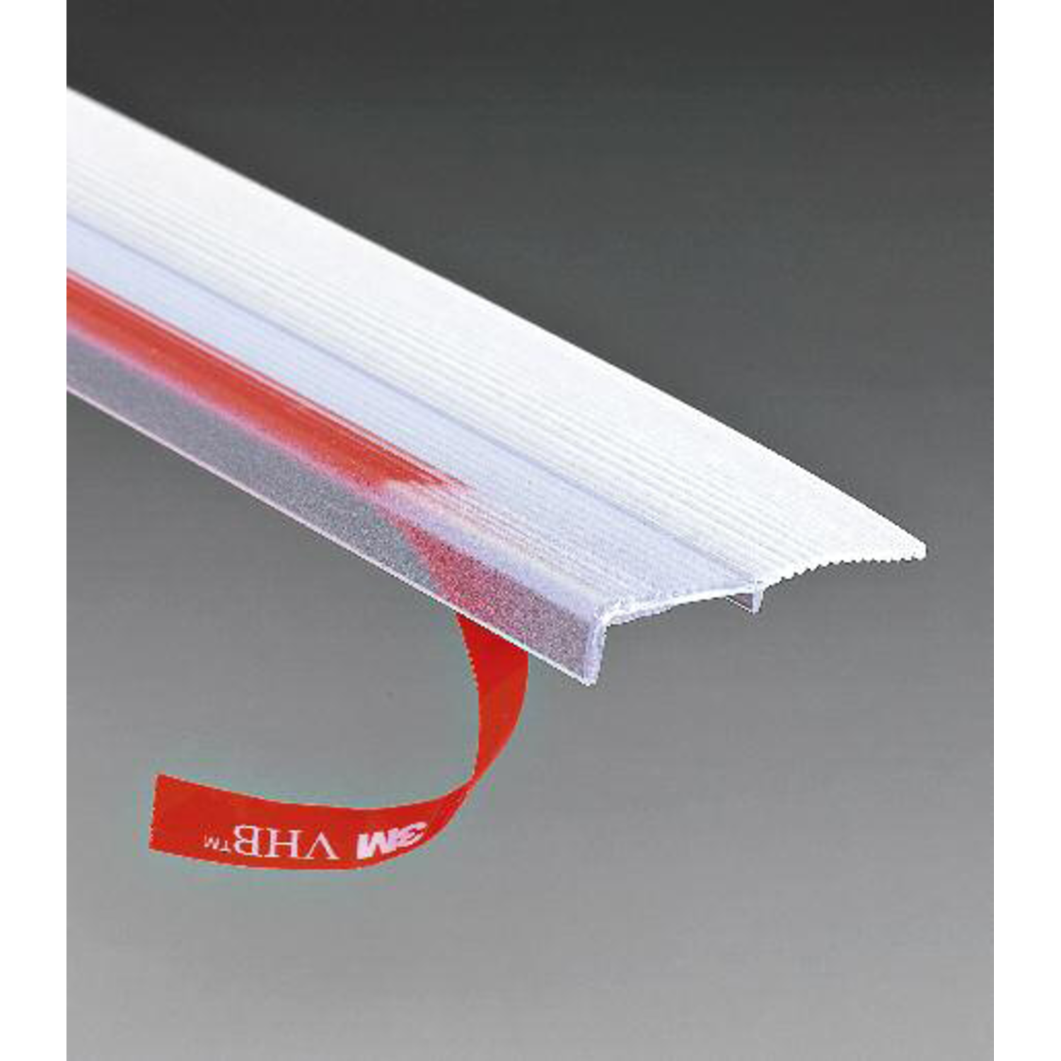 Zelfklevende dichting met inkortbare afdeklip, voor 8/13.5 mm glas, B21 +20 L3000, transparant