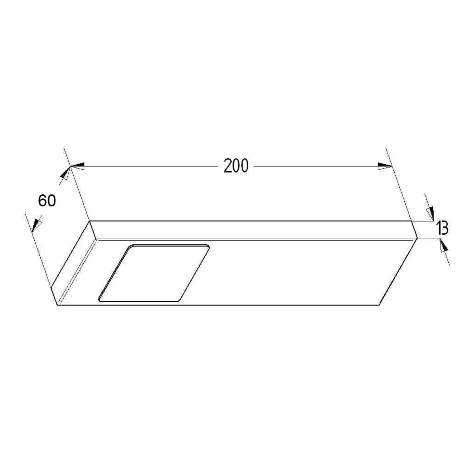 Tadeo led-Set 2 x 3.5w 12V 3500k RVS + schakelaar
