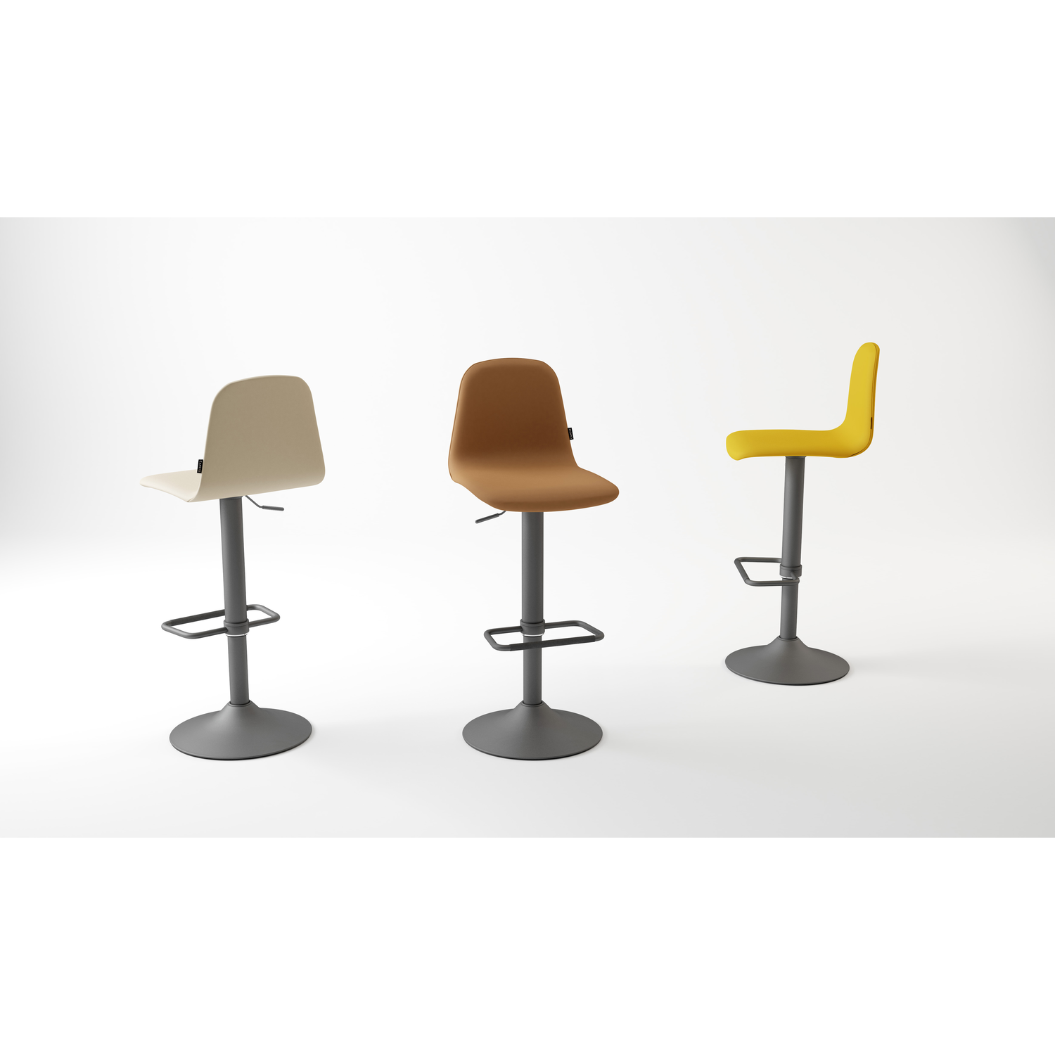 Tabouret lemon rvs/carré - nobel terracotta