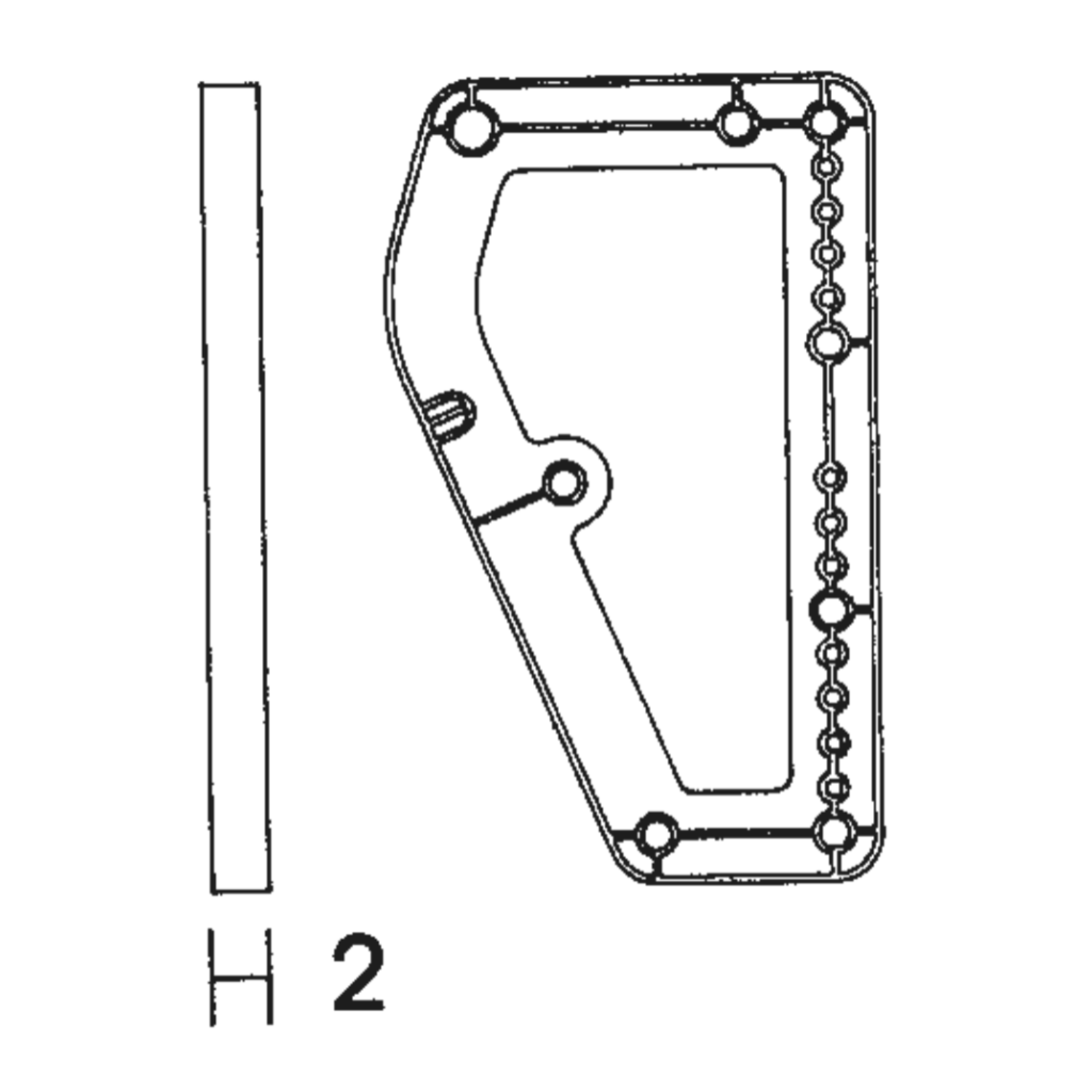 Afstandsblok voor Single lift