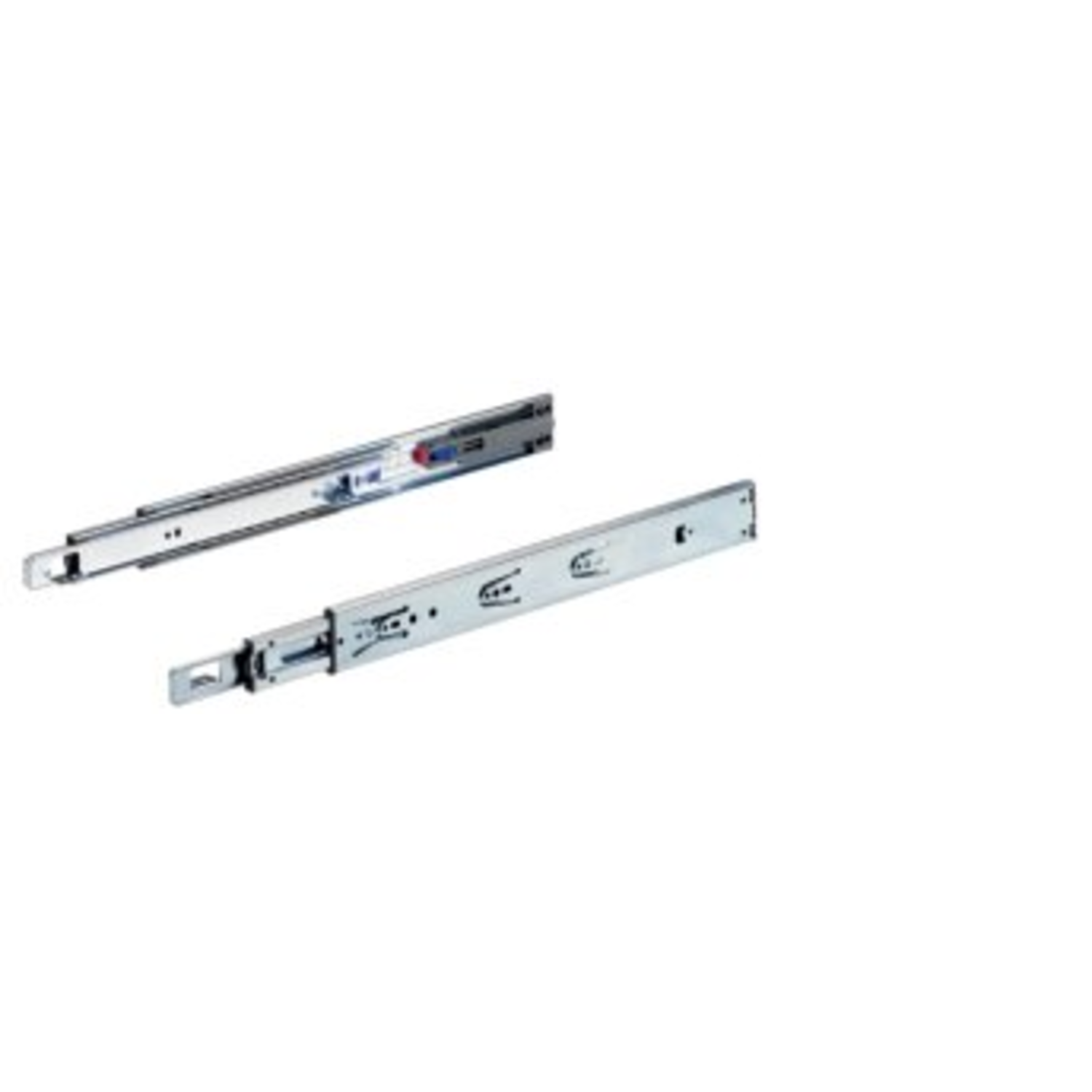Kogelgeleider KA 4532 AM met Push to open, opliggende montage, afmetingen (H x B) 46 x 12,7 mm, 300