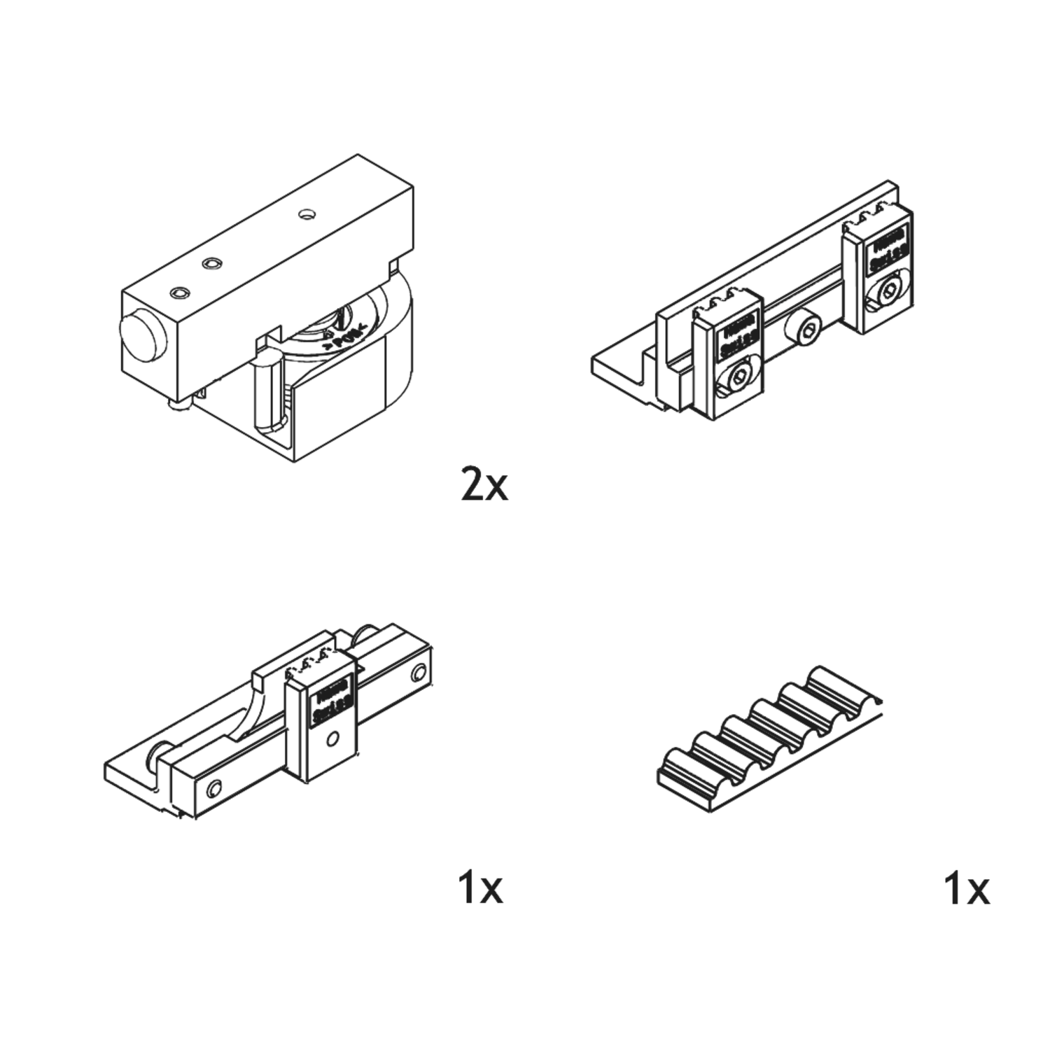 Hawa Junior 100/2 Symmetric Z basisgarnituur