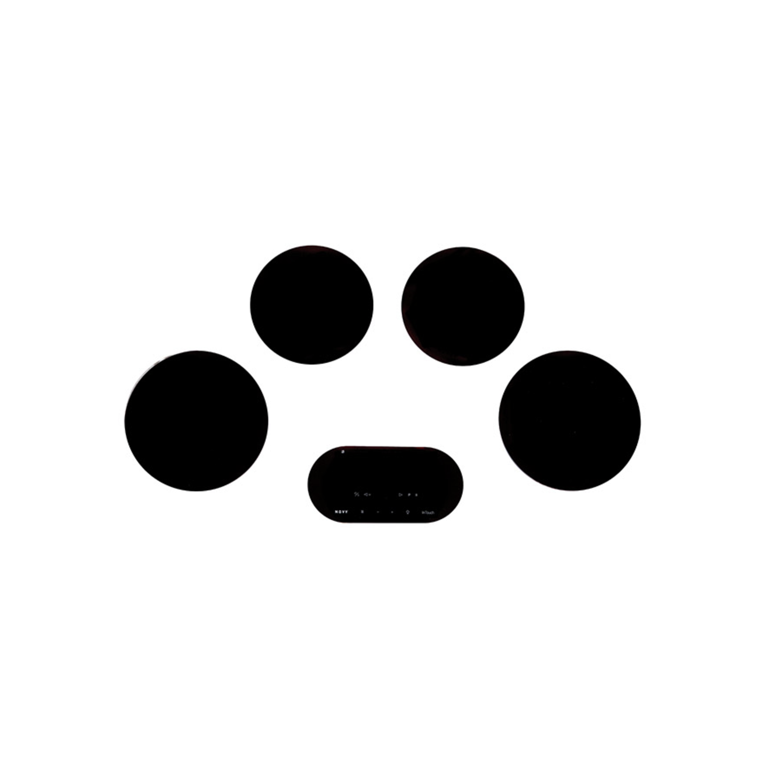 Novy inductie Multi zone 4 zones intouch