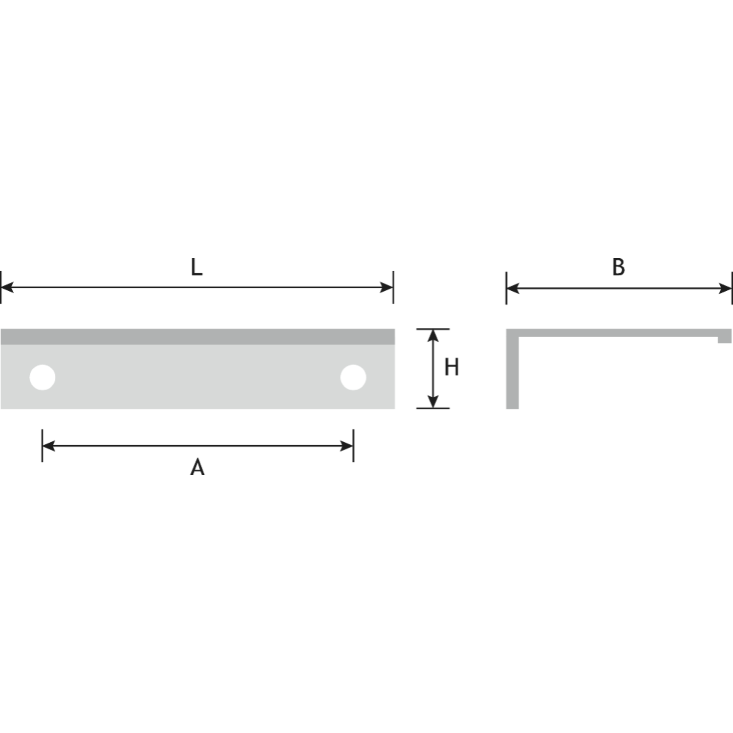 Greep 2883 18x42x70mm - 50mm alu geanod.