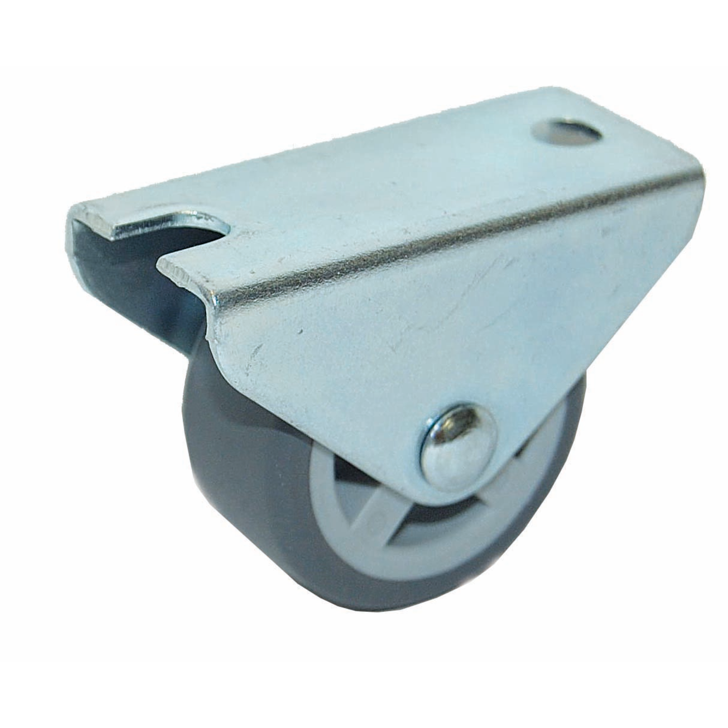 Wiel 25mm 30kg h:29 kunstst.grijs-behuiz. verzinkt