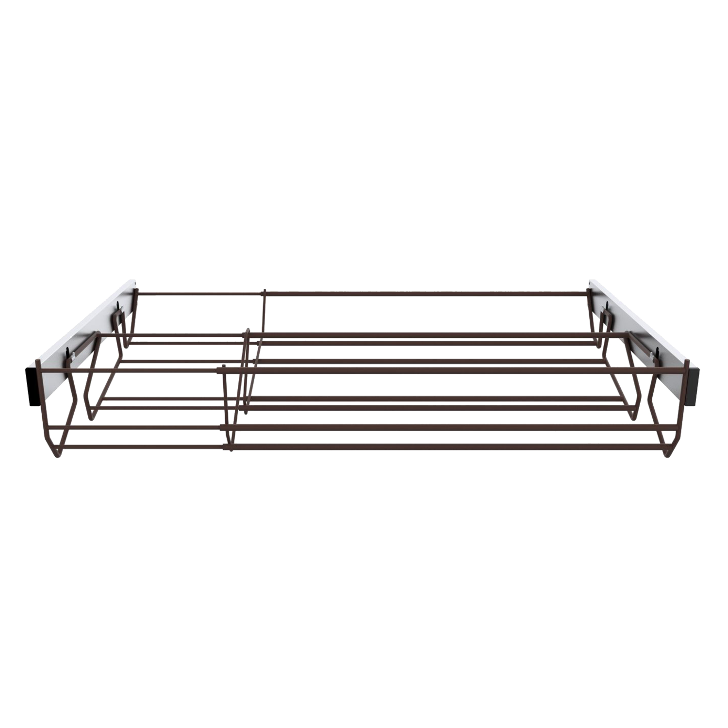 Schoenrek 60/100cm moka d.48cm uittrek