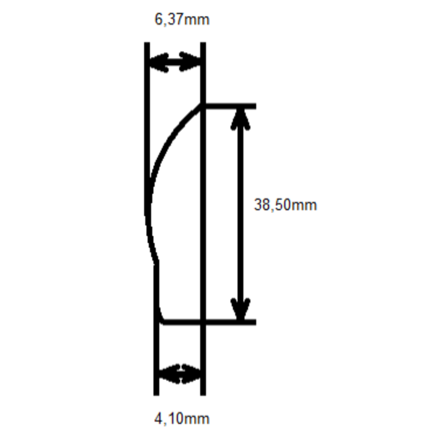 Ledprofiel 5mm l.1200mm 12 w aluschakelaar ingebou schakelaar ingebouwd rechts