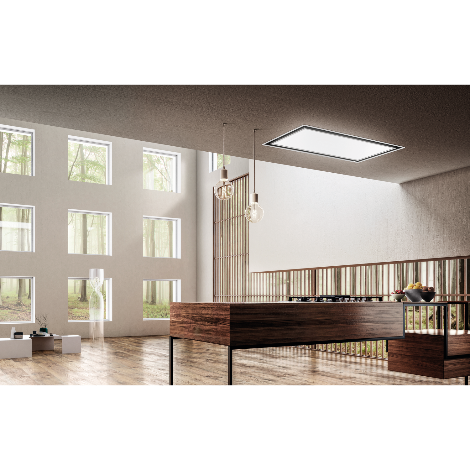 Skydome plafond afvoer wit 100 cm