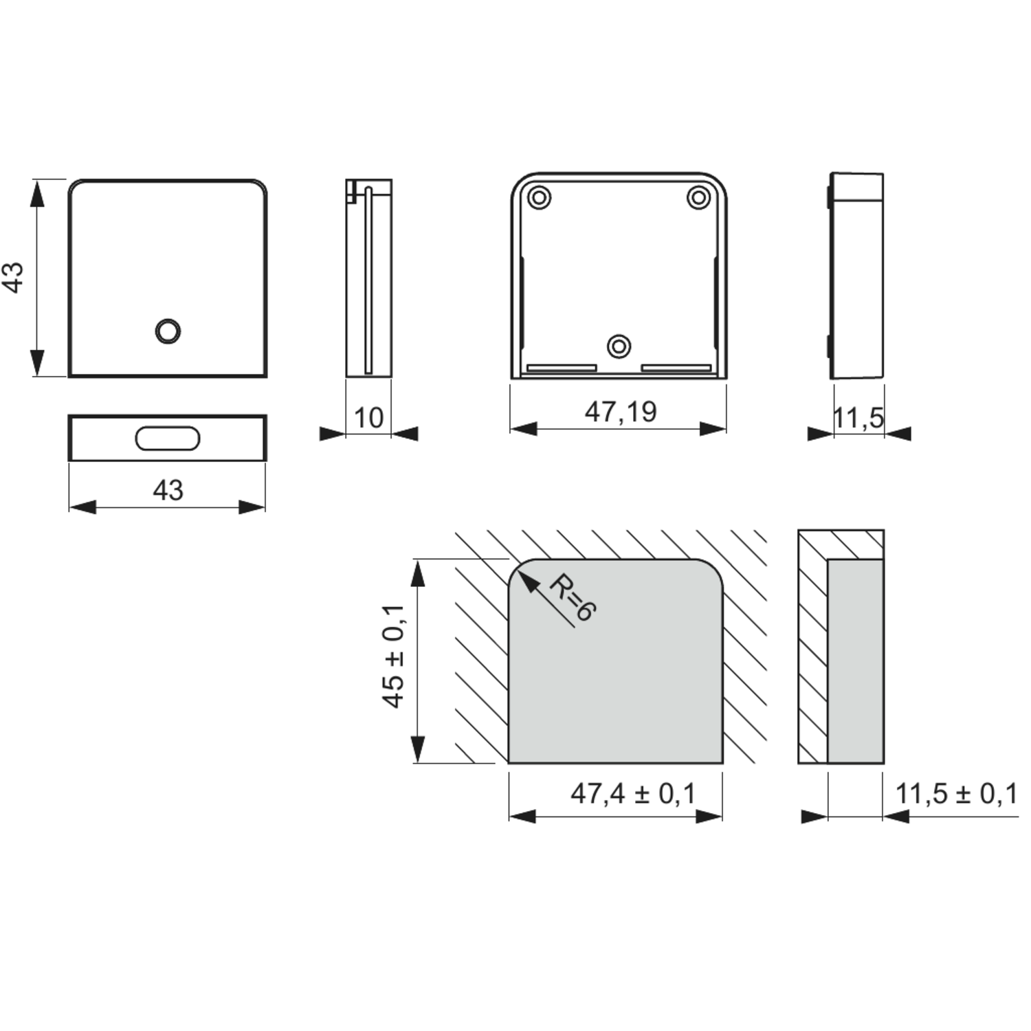 Mec Driver IR-Sensor zwart draadloos
