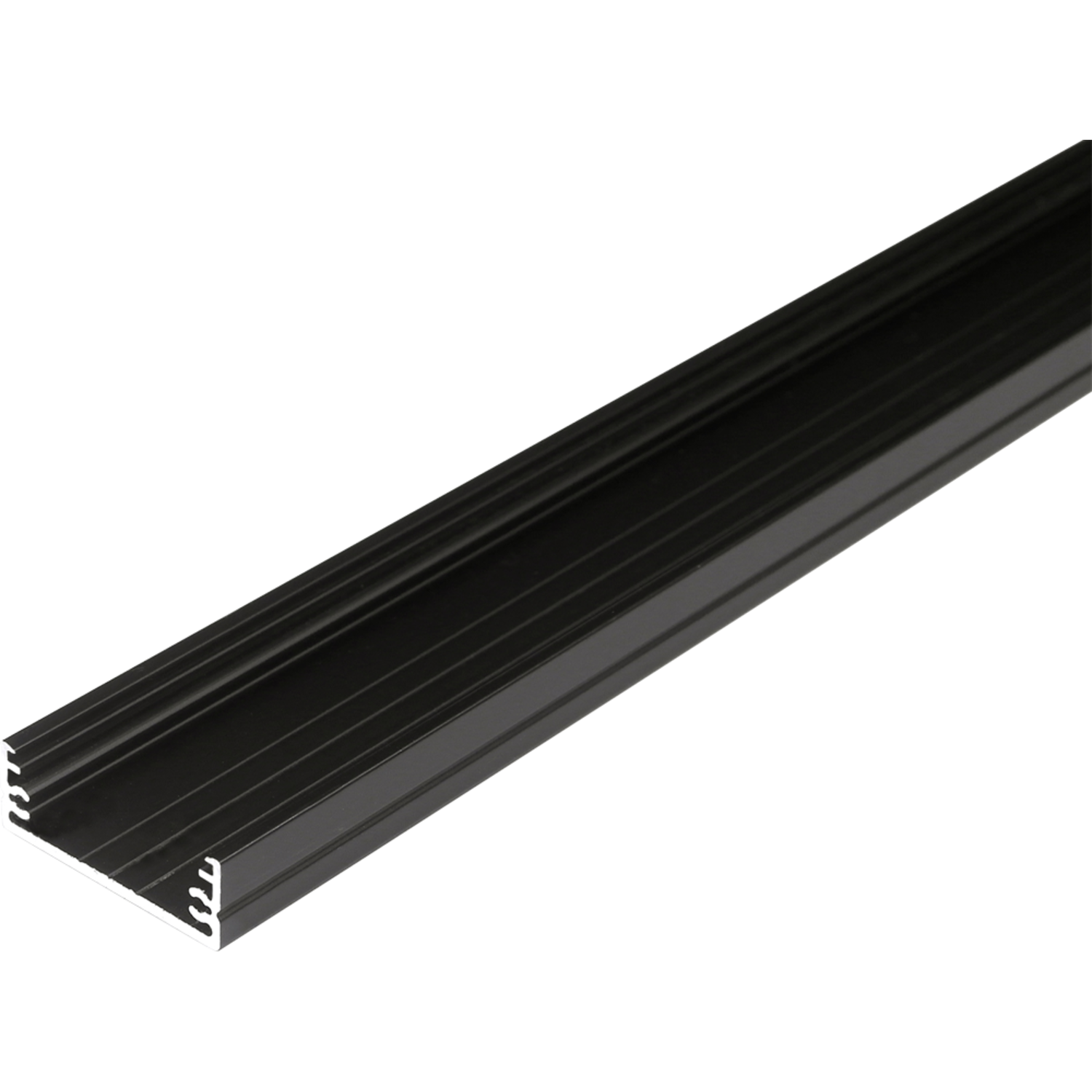 Led profiel Wide24 G/W 2000 zwart geanodiseerd