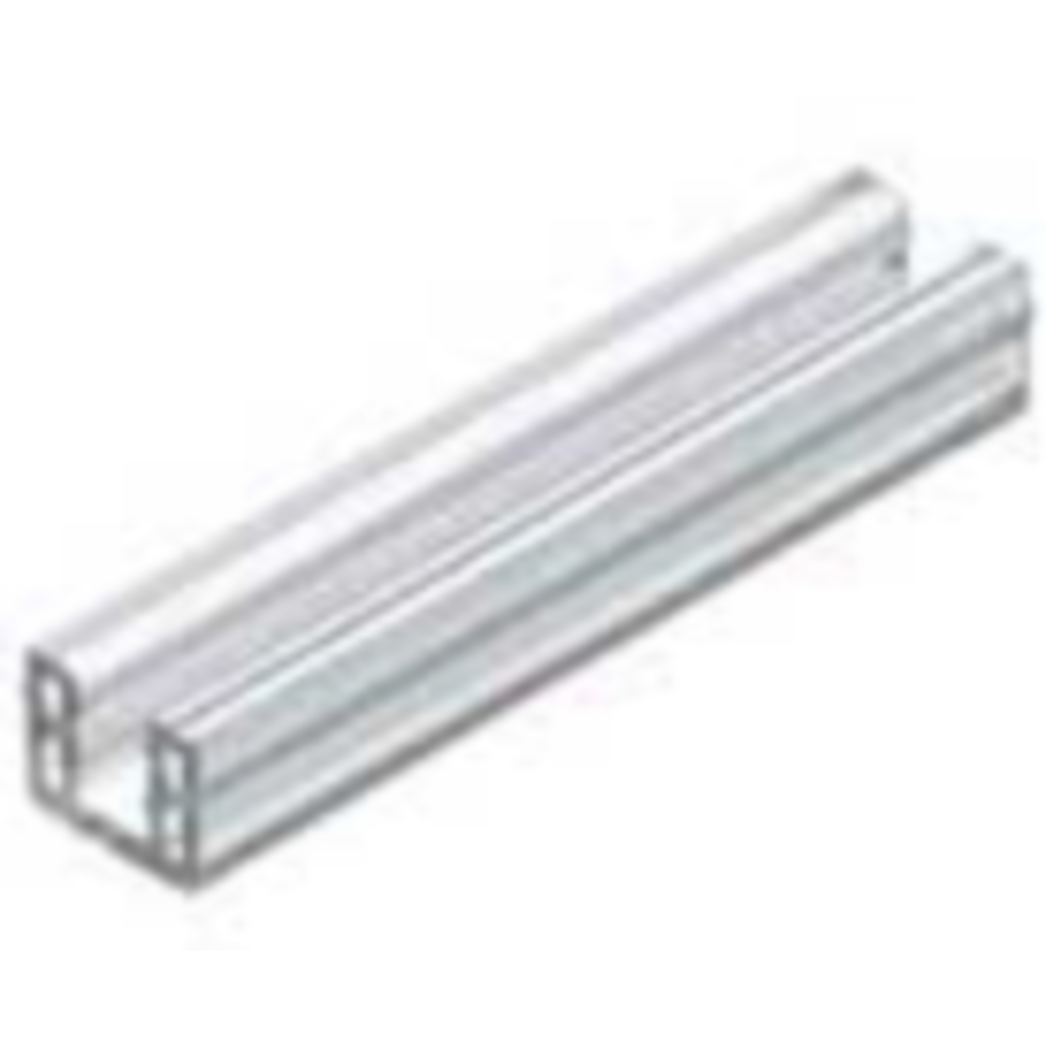 U rubberprofiel transparant voor glas 4mm