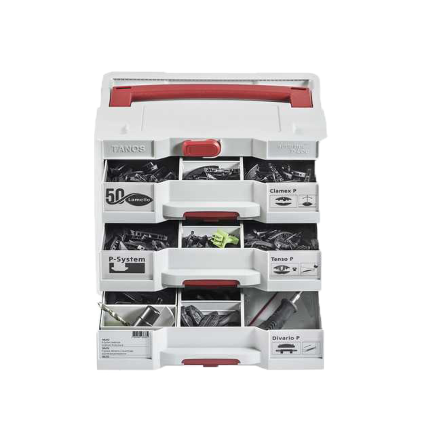 P-SYSTEM verbinder assortiment professional in systainer