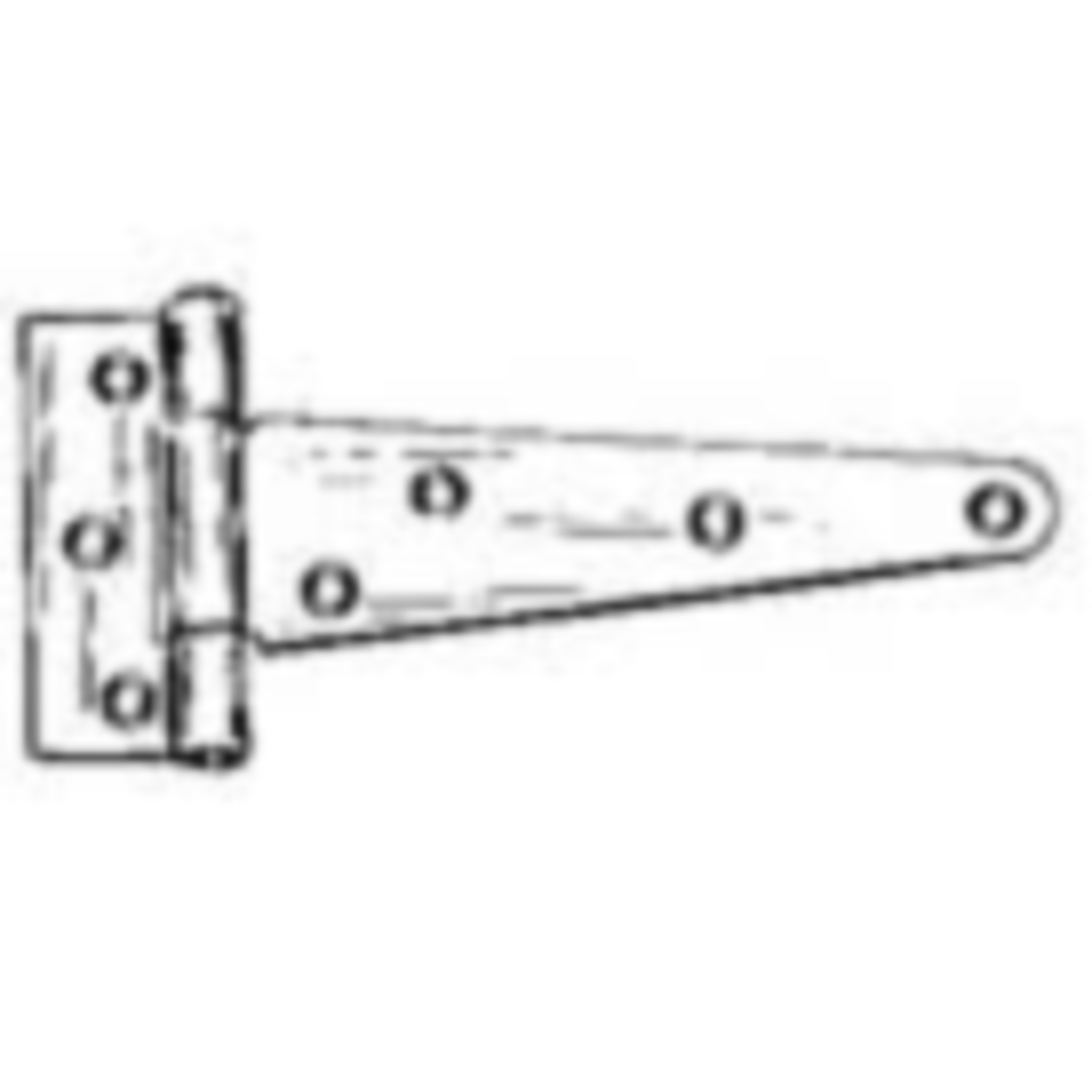 Scharnier t 8'' 110 x 255 verzinkt