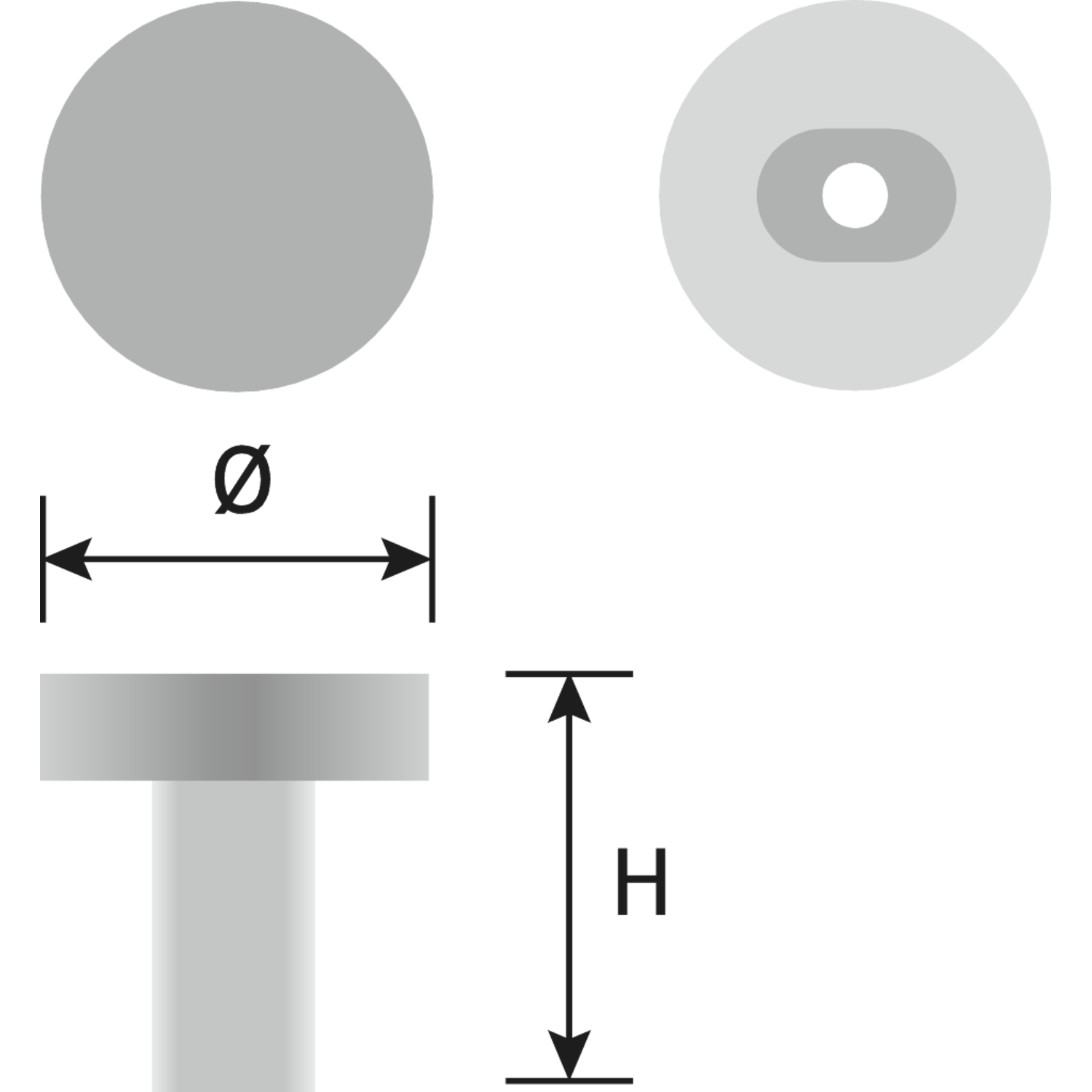 Knop STONE