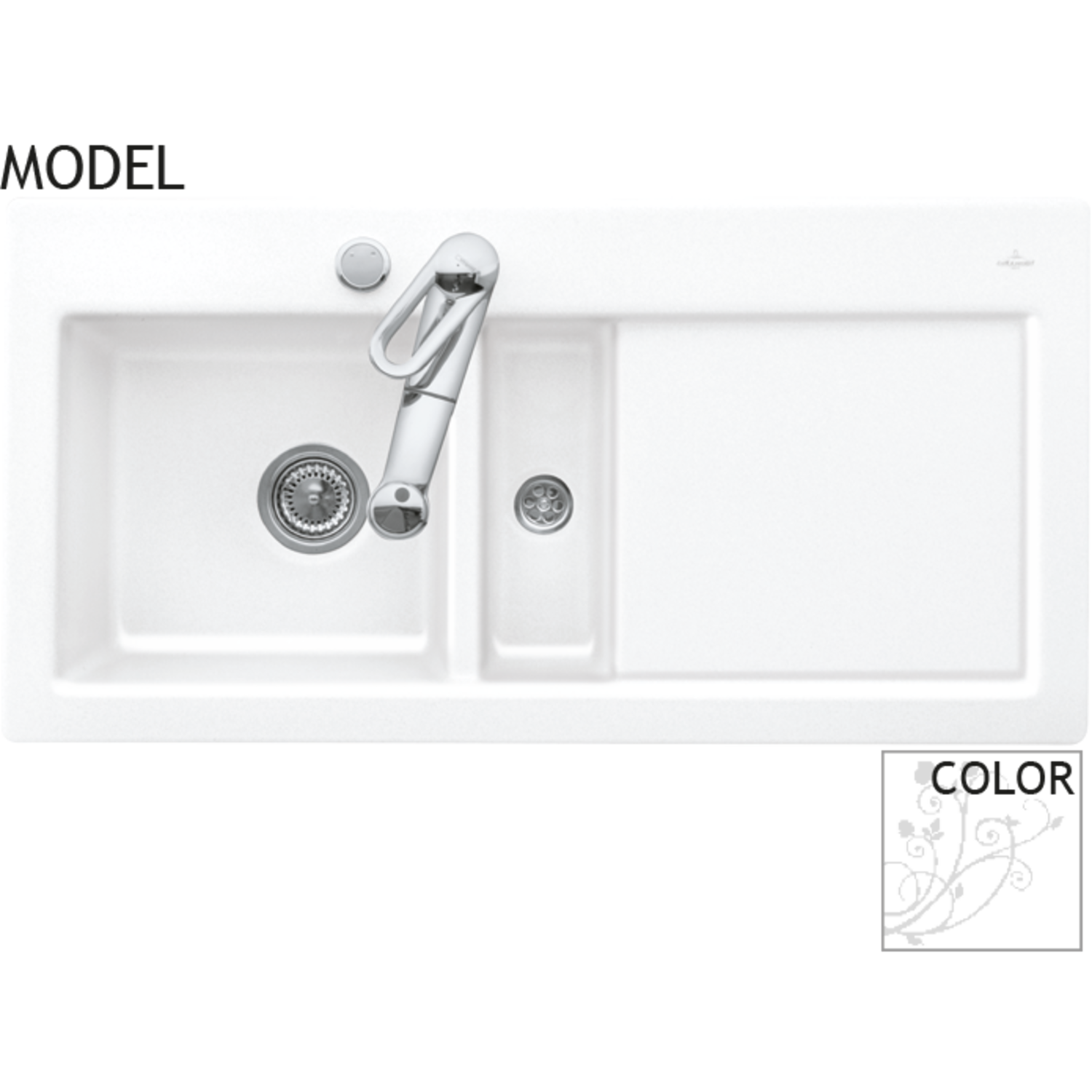 V&B 6770.01.kw subway 60l la rose