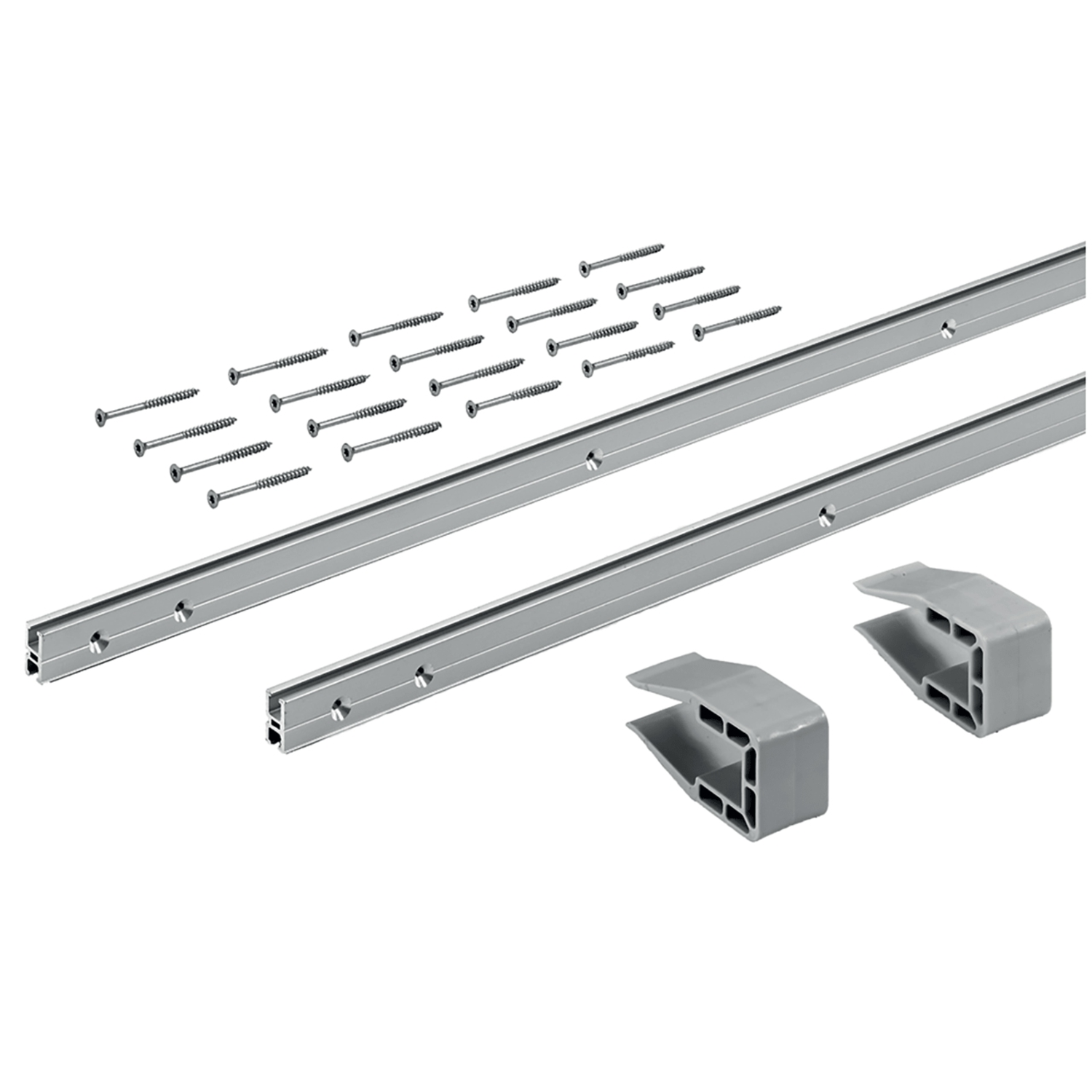 SlideLine M Profielsets: 2 profielen, Profielhoogte mm 18 mm, Lengte 4000 mm