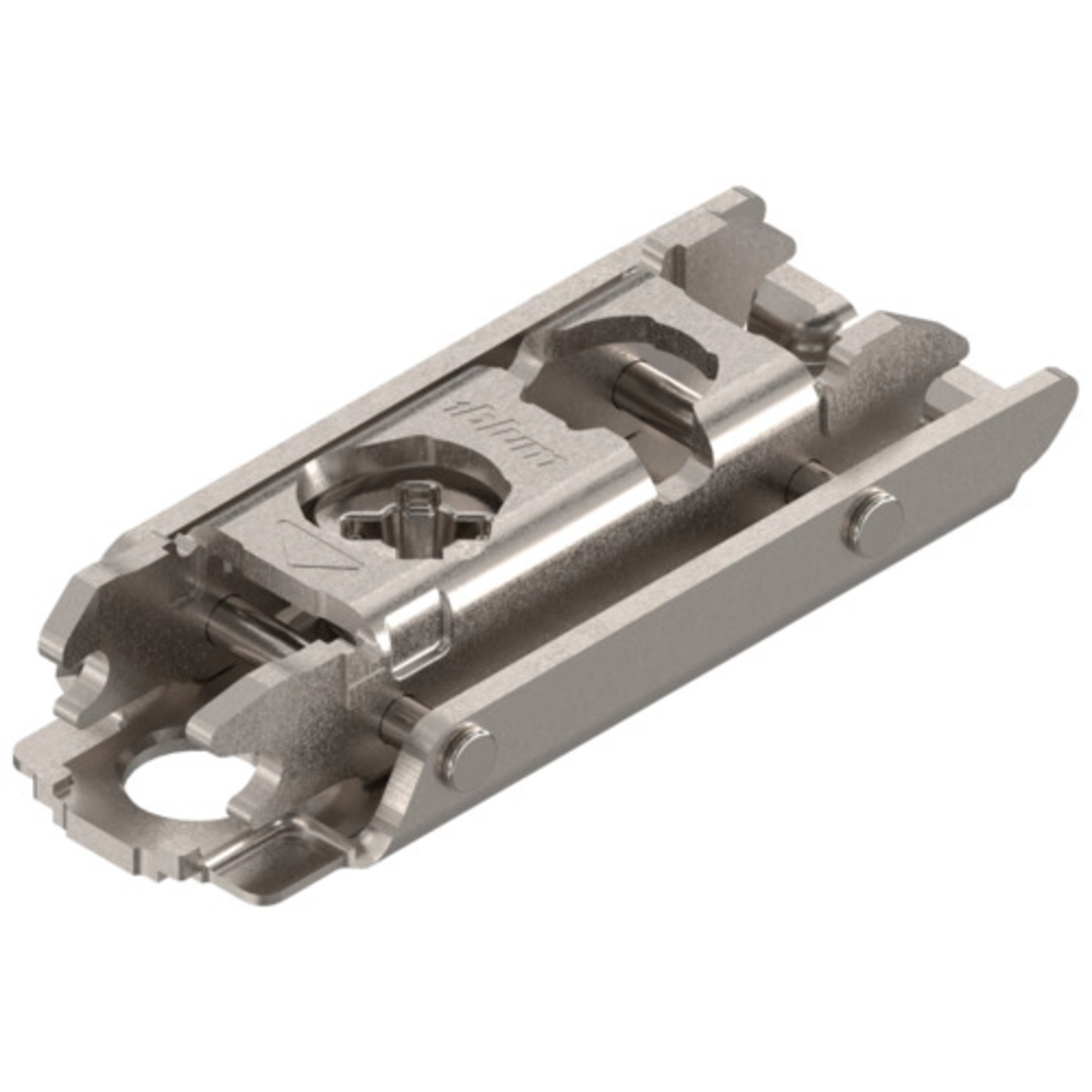 Clup montageplaat recht 0mm