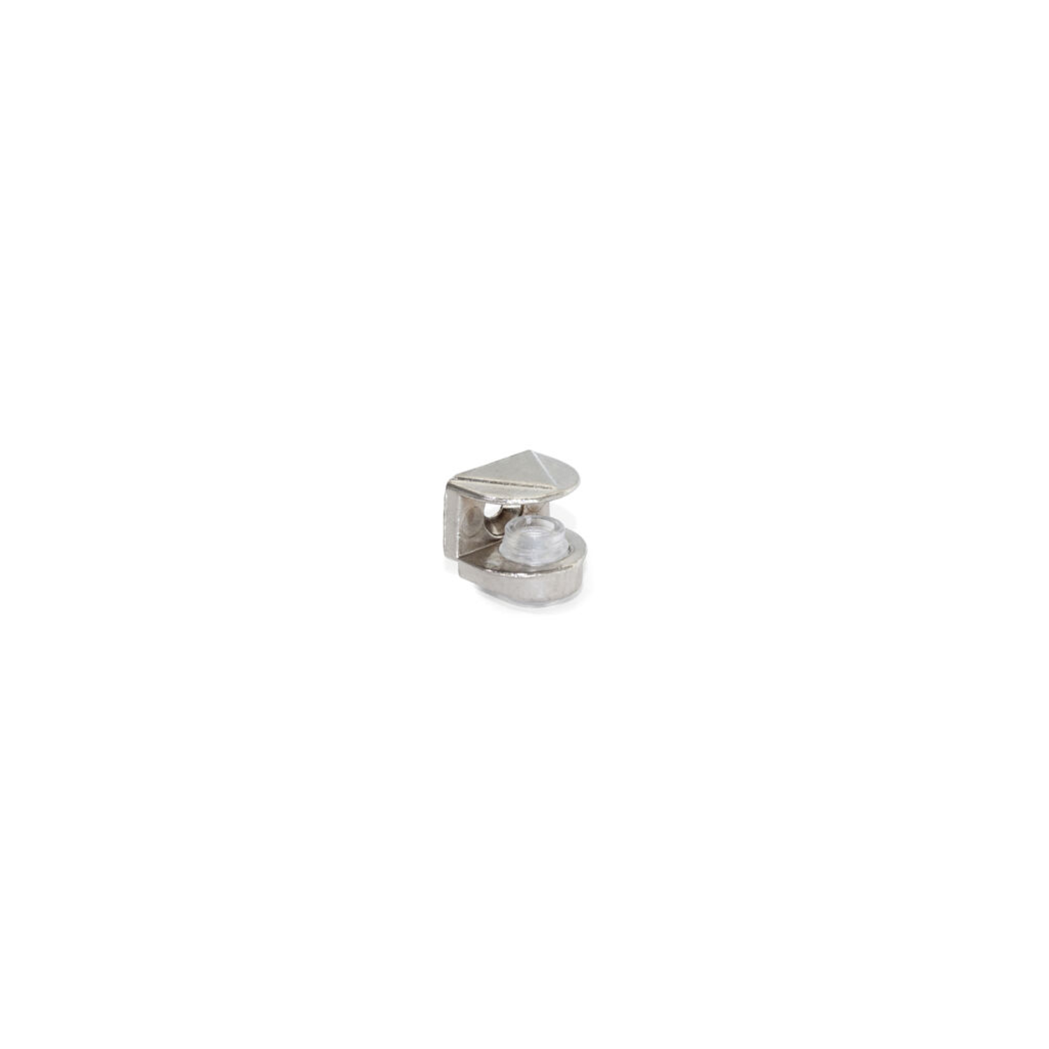 Schapdrager voor glas 5mm verstelbaar 4-8mm vernikkeld te schroeven