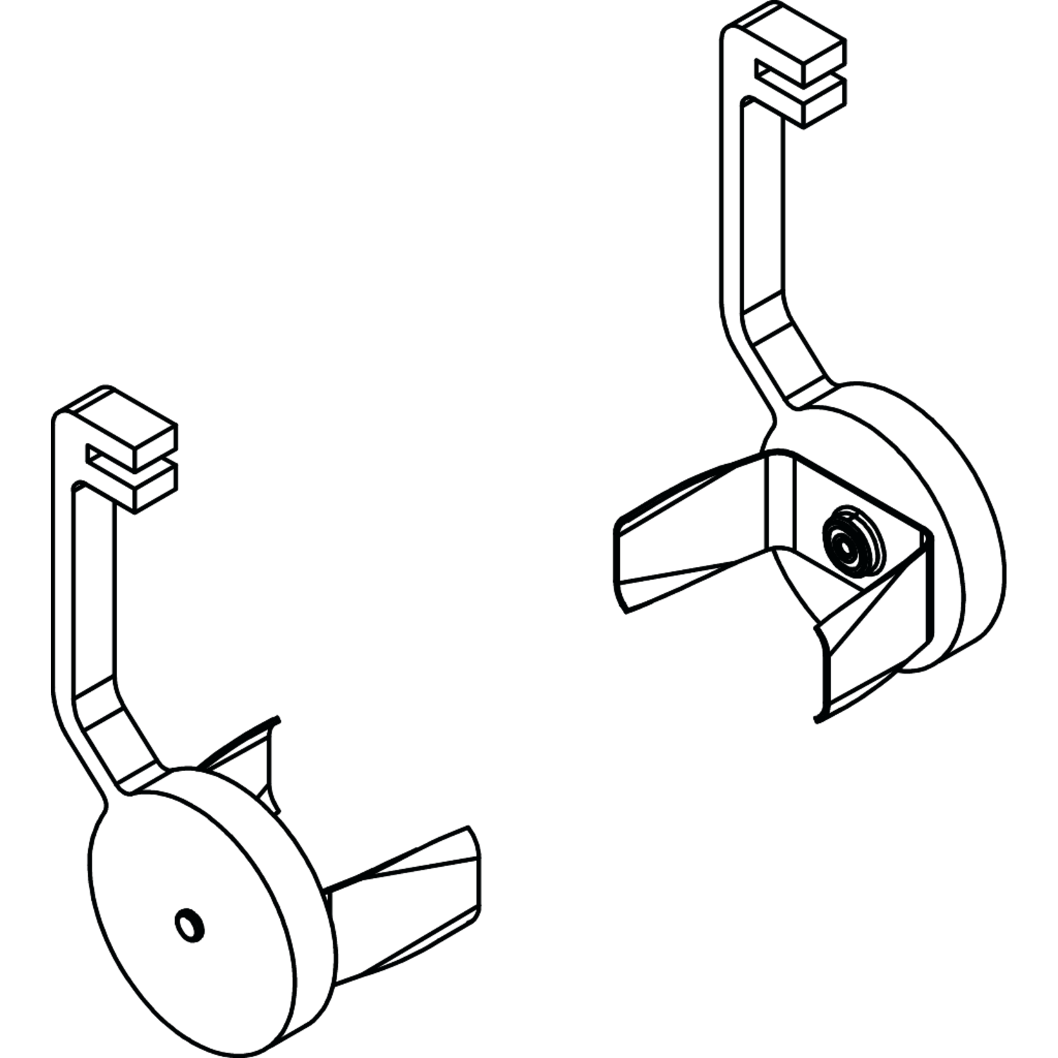 Horizon rolhouder zwart
