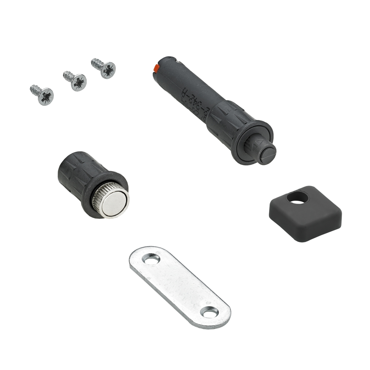 WingLine L, Magnetische vergrendeling design voor basisset Push to move, zwart