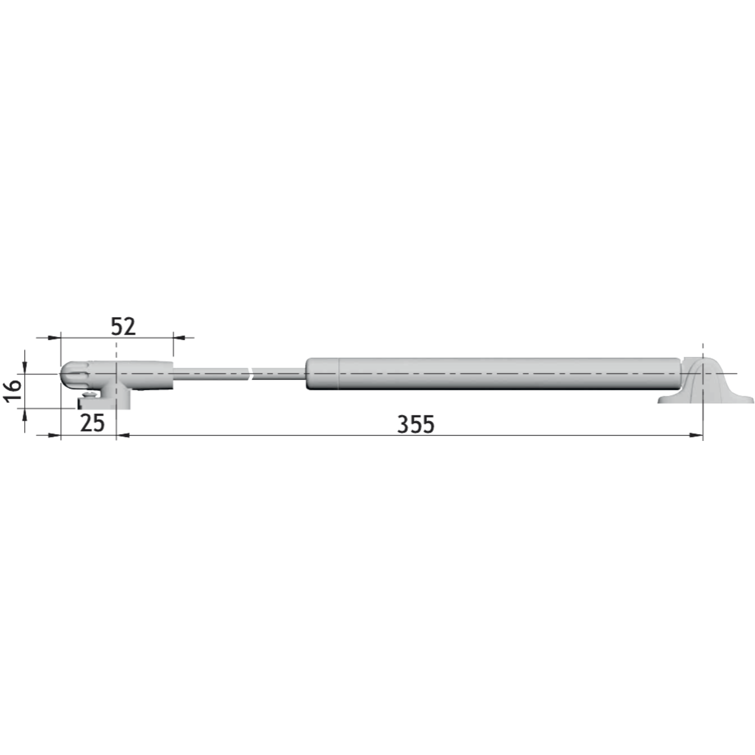 Gaspomp Kraby 90n l355 geremde opening voor kist