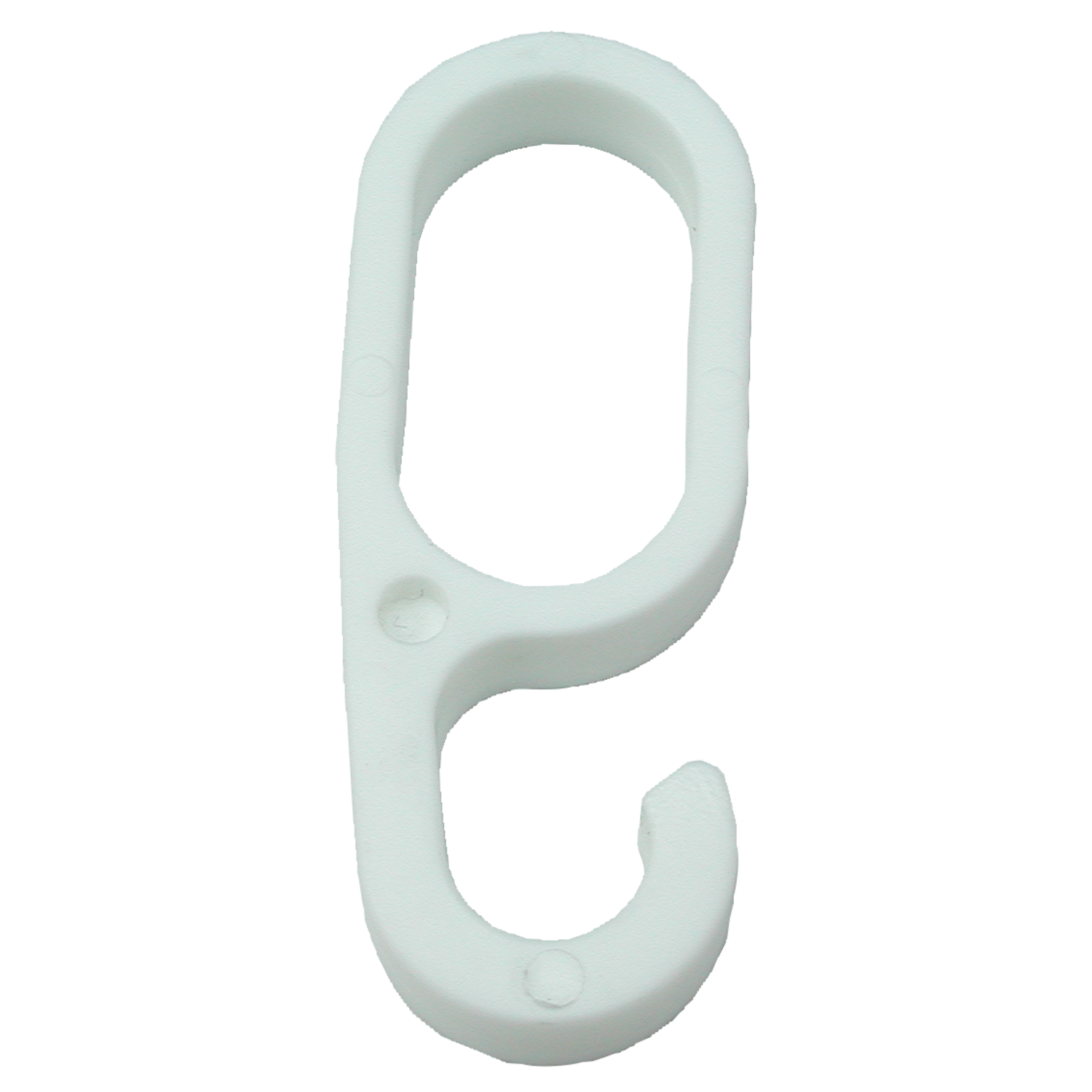 Schuifhaken ovaal 803.29 kunst.wit
