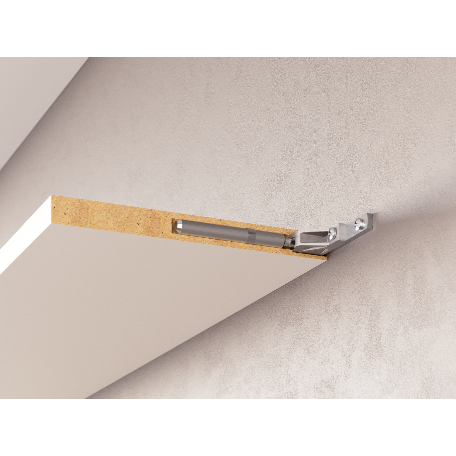 Plankdrager triade slim met beugel + schroeven