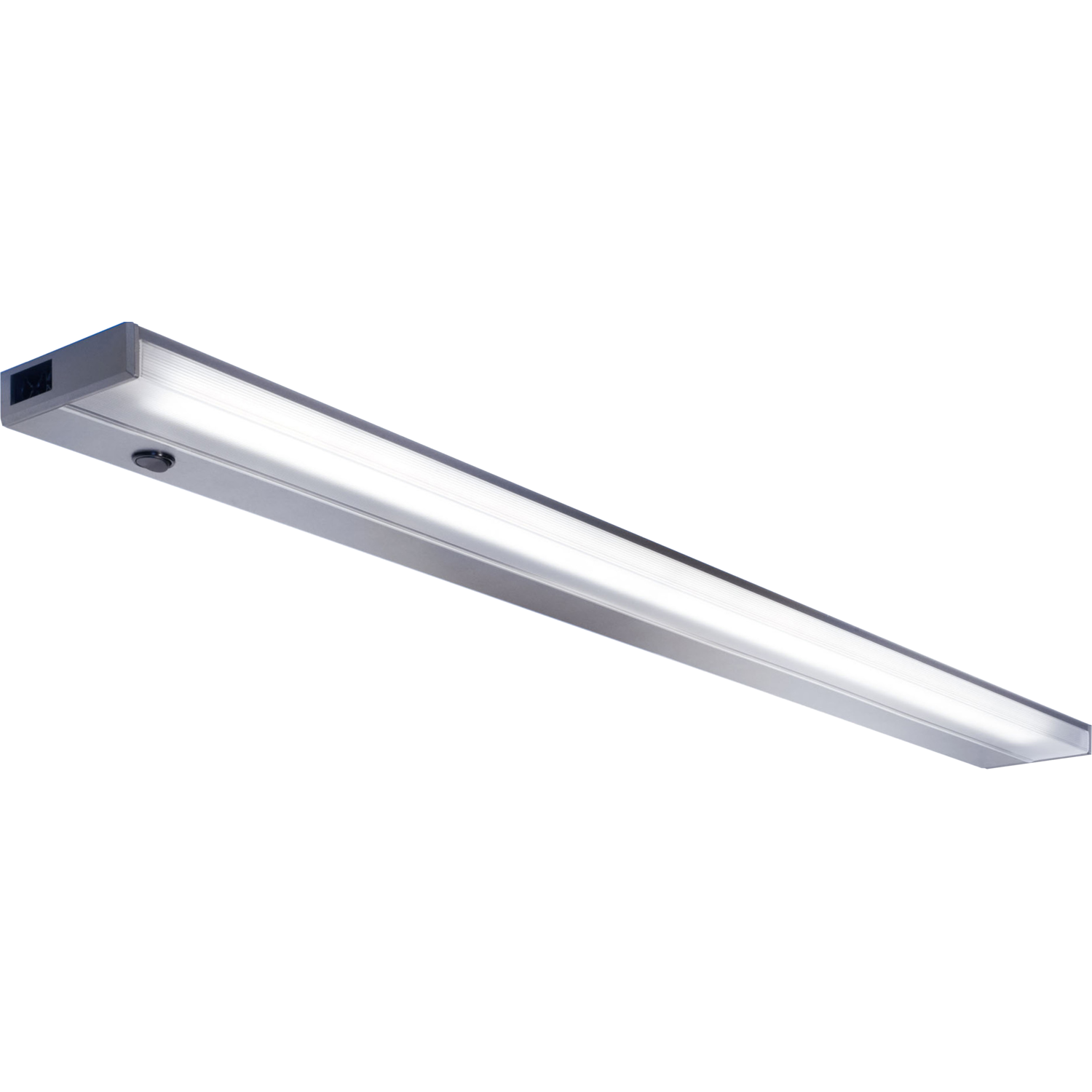 Led-verlichting h.25mm + plexi kap 552mm/9W/240vrv RVS 4000K - 850 lumen