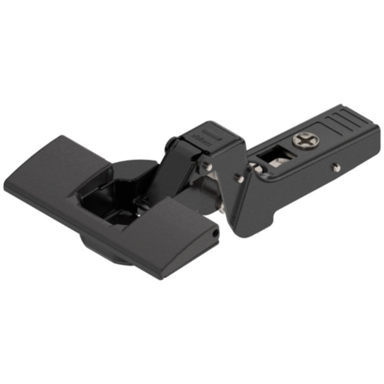 Inserta dd-scharnier 18mm z/veer onyx zwart
