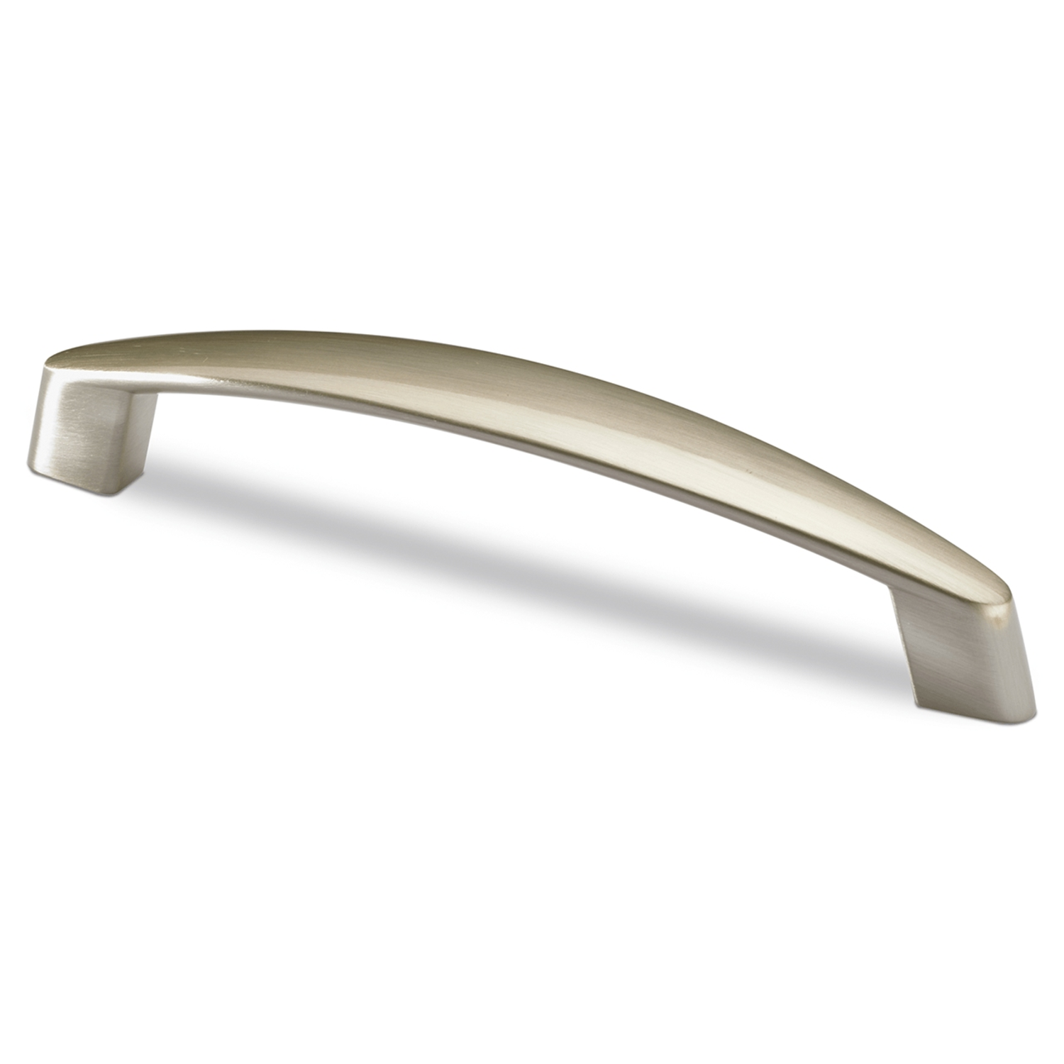 Greep Dinia, boorafstand 96, L 118 mm, B 16 mm, H 28 mm, roestvrij staal finish geborsteld