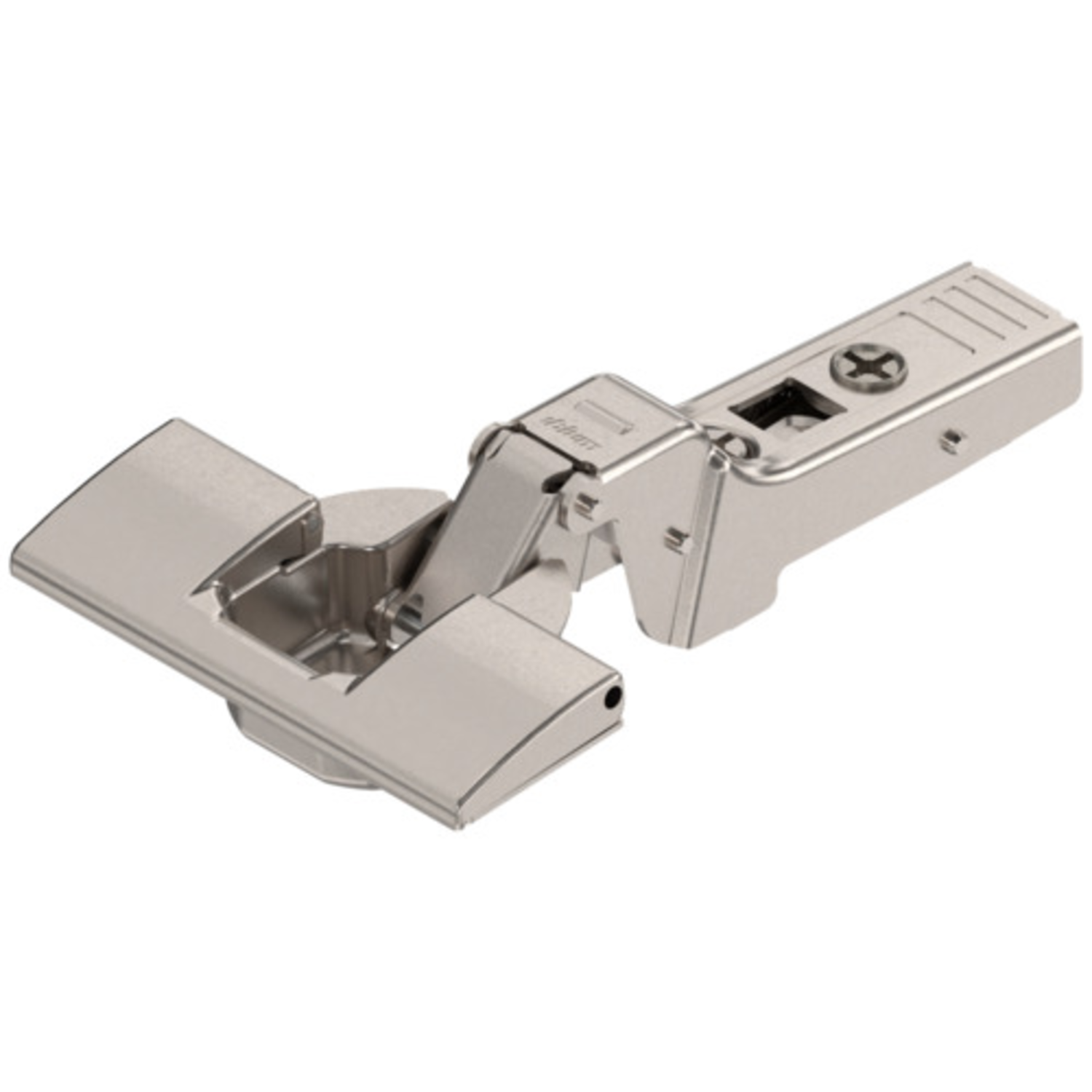 Inserta scharnier  dikke deur 95° half opl. m/veer