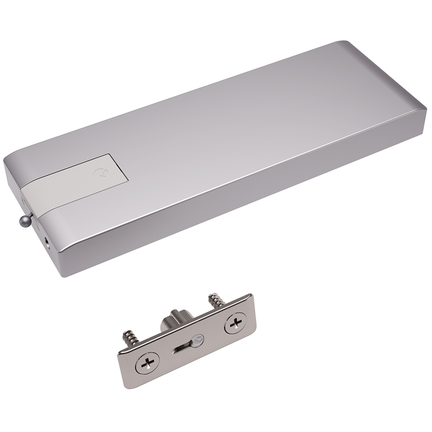 Link N262 valdeursysteem alu grijs finish