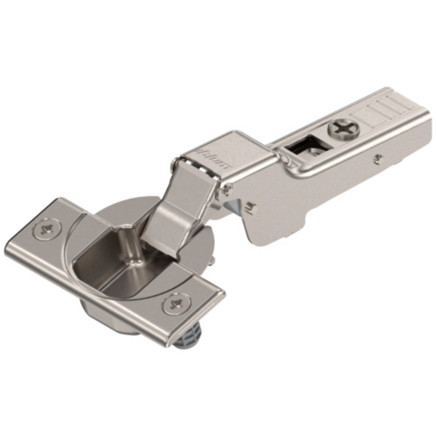 Clip scharnier 110` 9mm  stalen inperstop