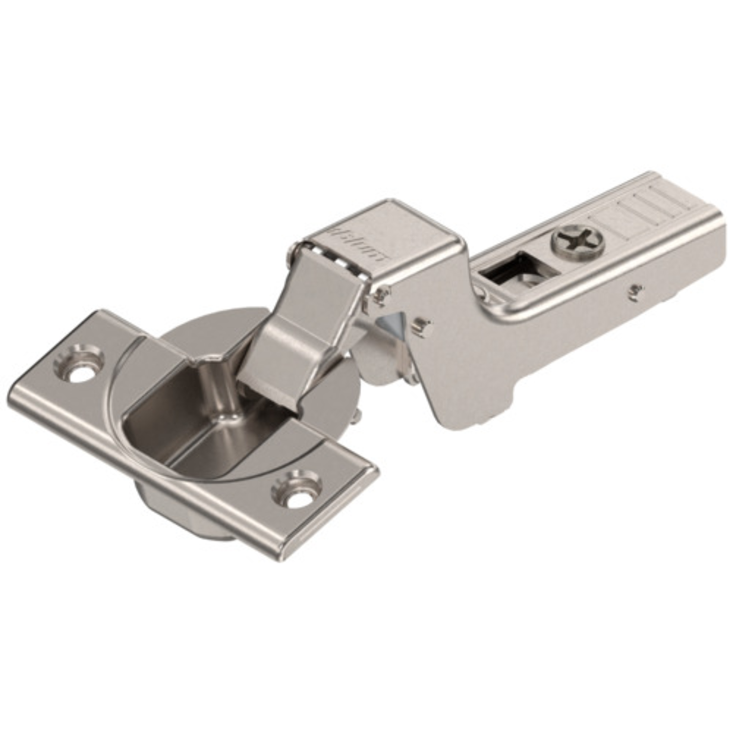 Clip-scharnier z/veer 110° 18mm  stalen schroeftop