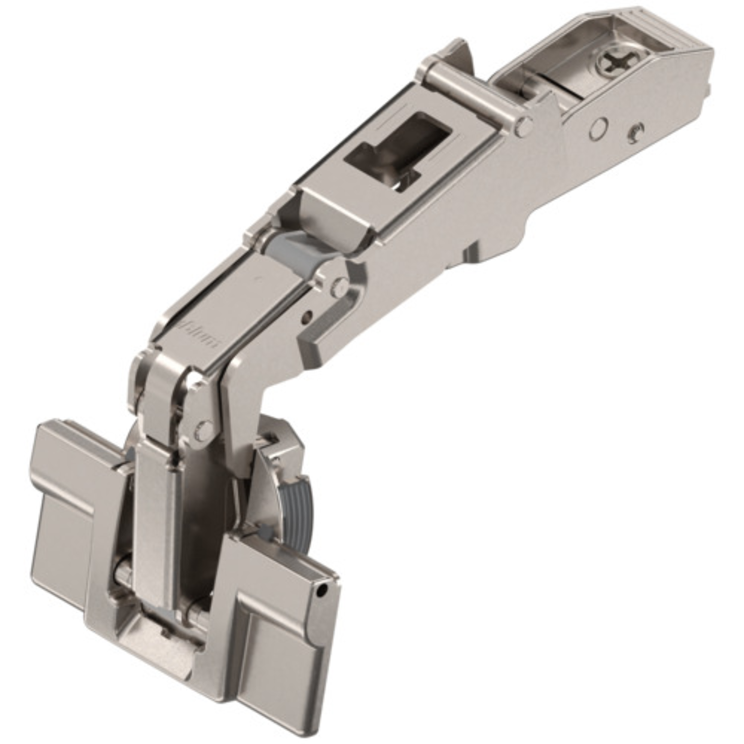 Inserta scharnier 170° rechte arm z/veer