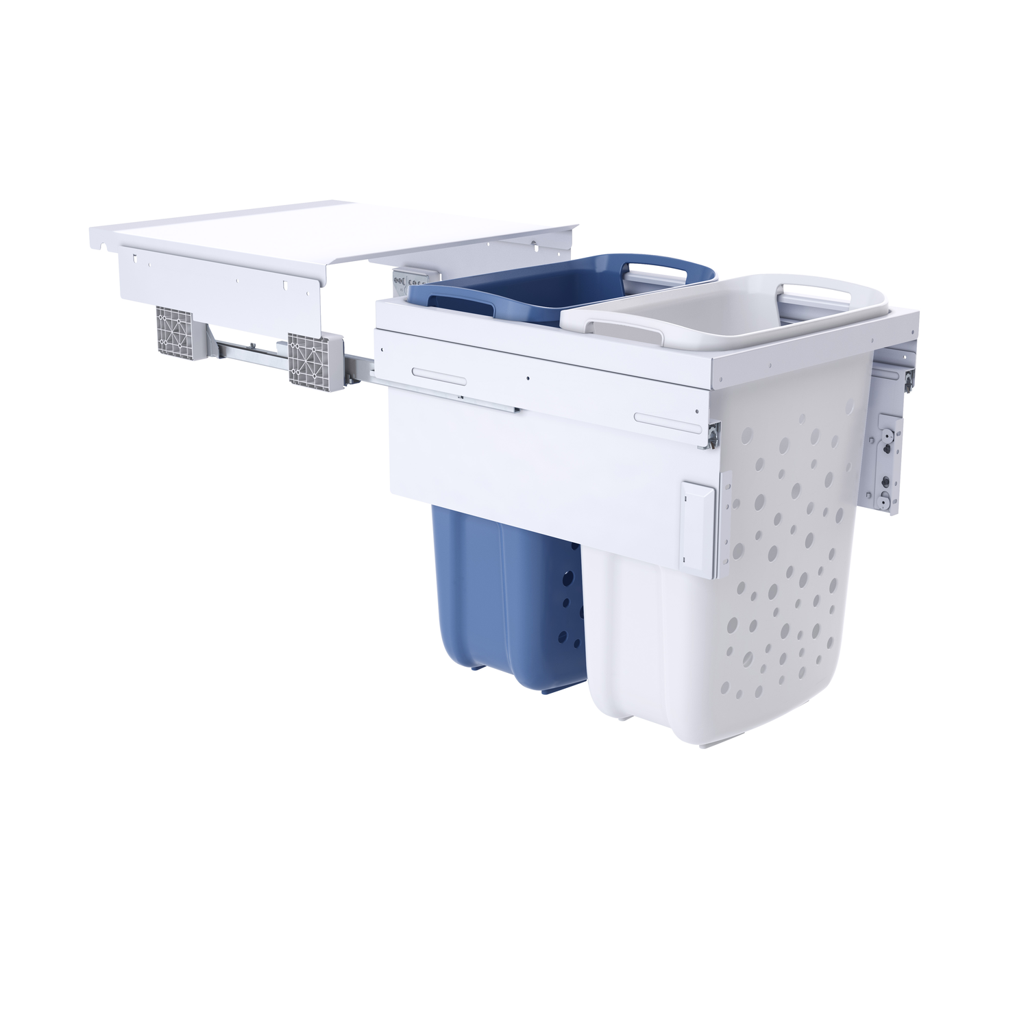 Hailo Laundry Carrier k.50 2x33l wit