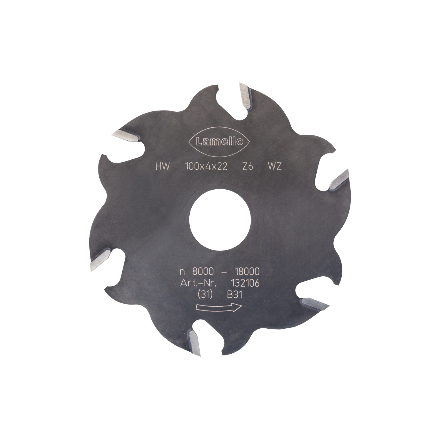 Lamello groeffrees hw z6 100x4x22 (01 132106) classic
