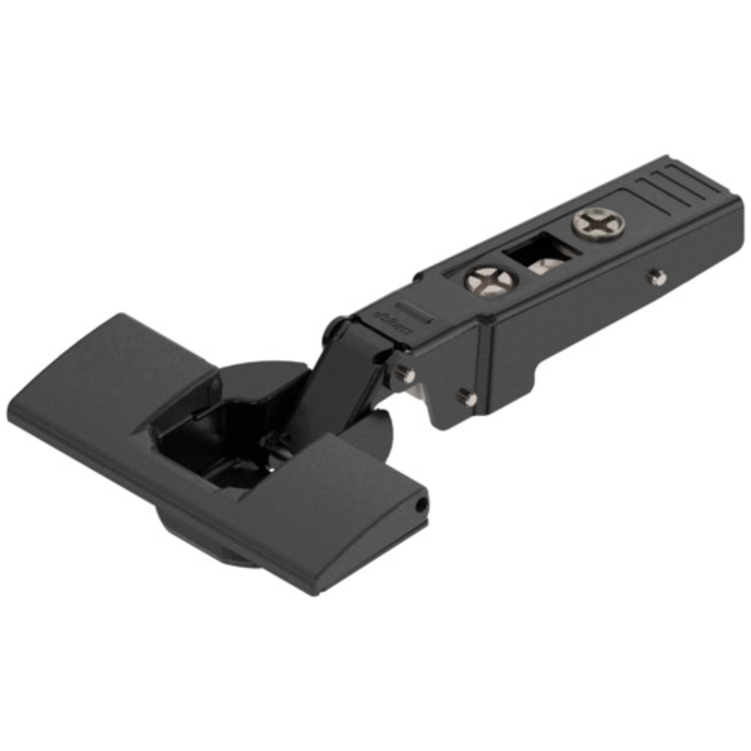 Inserta dd-scharnier 0mm z/veer onyx zwart
