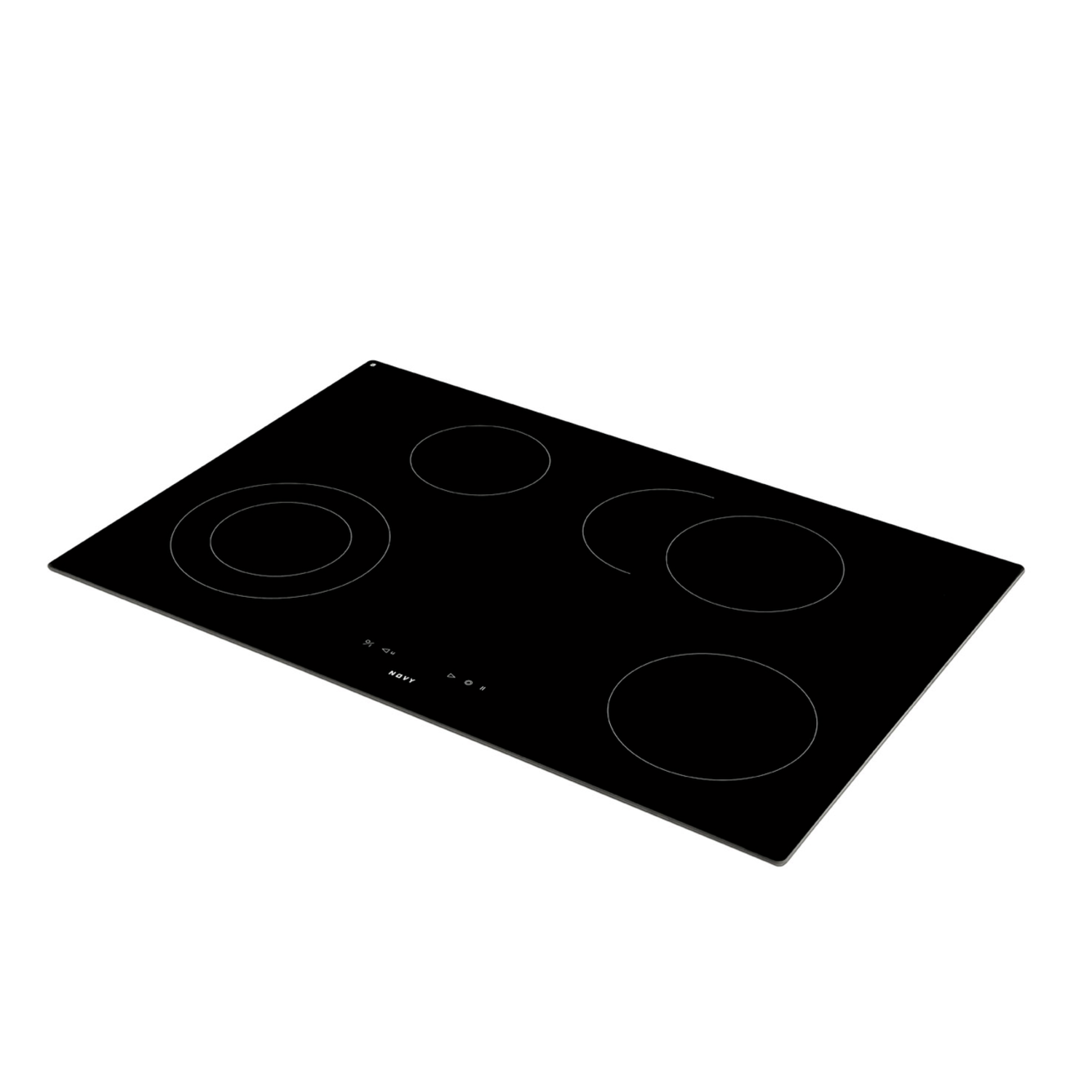 Novy vitrokeramisch Power 78 cm afgeronde boord