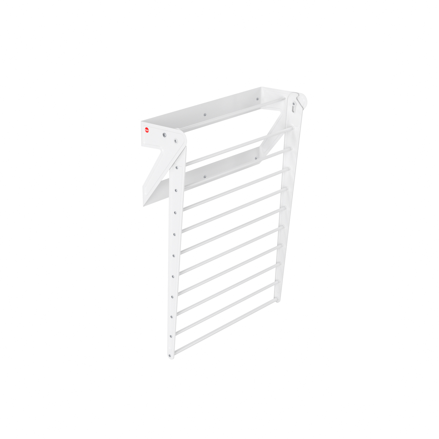 Hailo laundry droogrek opklapbaar wandmontage wit