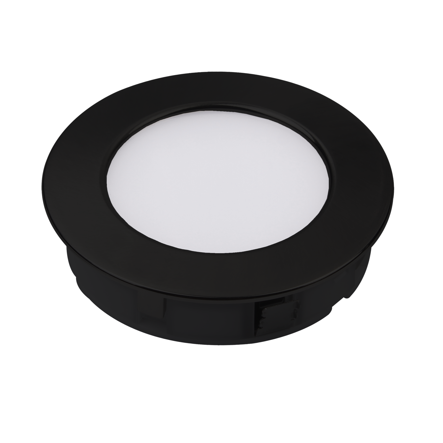 Solo ledspot d.58mm 2.4w 3000K 230V zwart+ 2 mete + 2 meter kabel zonder stekker