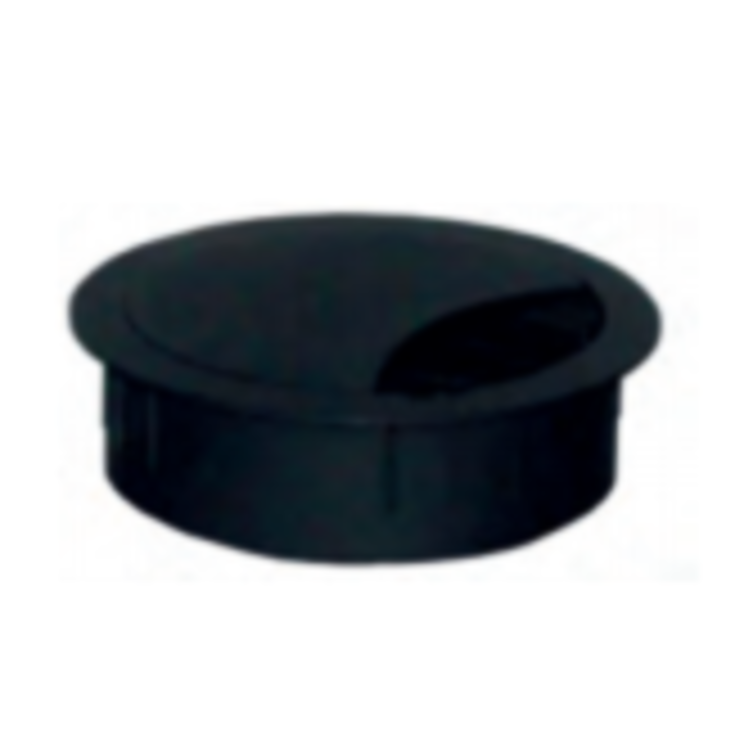Kabeldoorvoer Exit R zamak zwart gelakt d:60mm