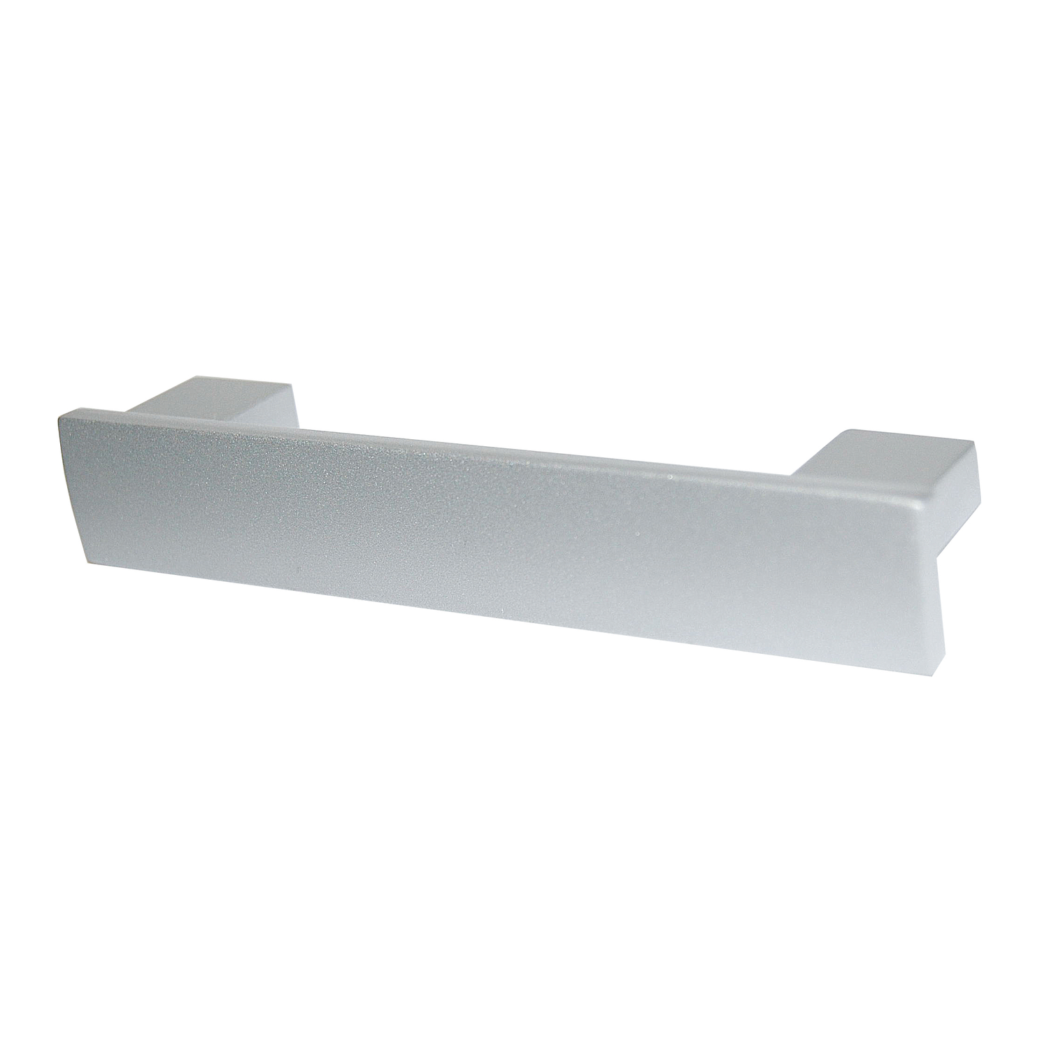 Greep estela 96mm zilverkleur