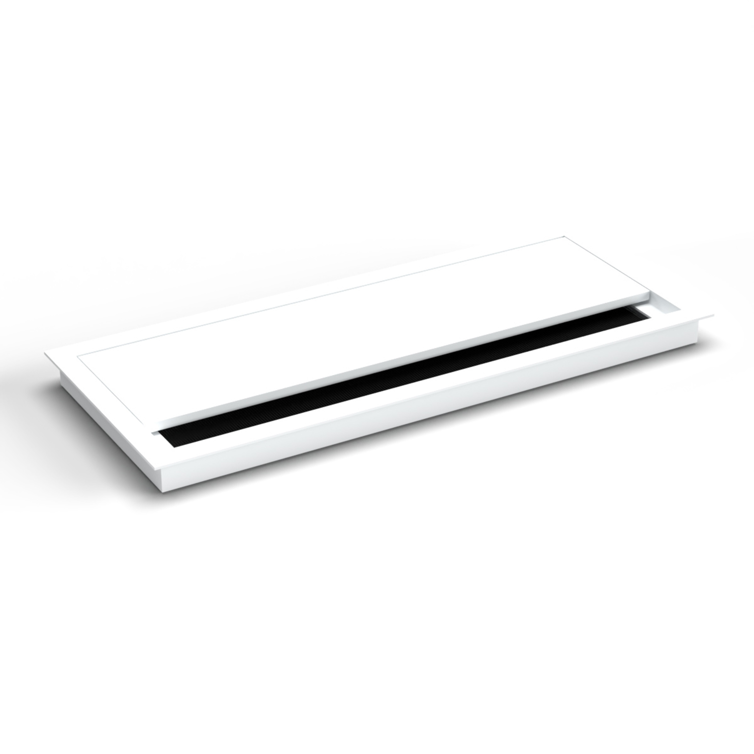 Kabeldoorvoer Exit wit 100x240x16mm+deksel
